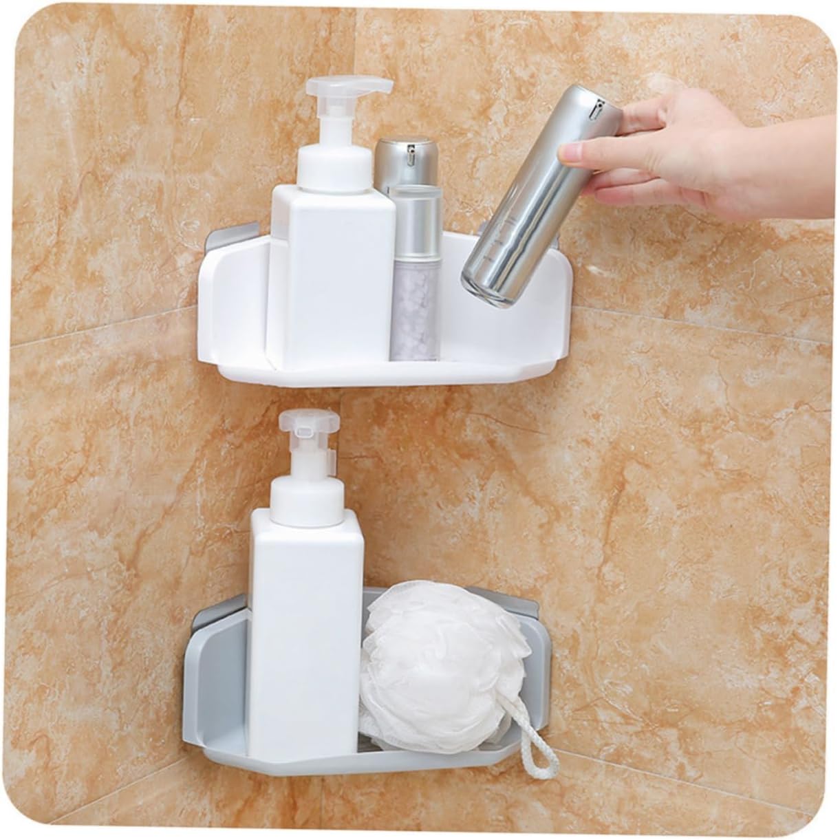 DIYEAH No Punching Triangle Storage Rack