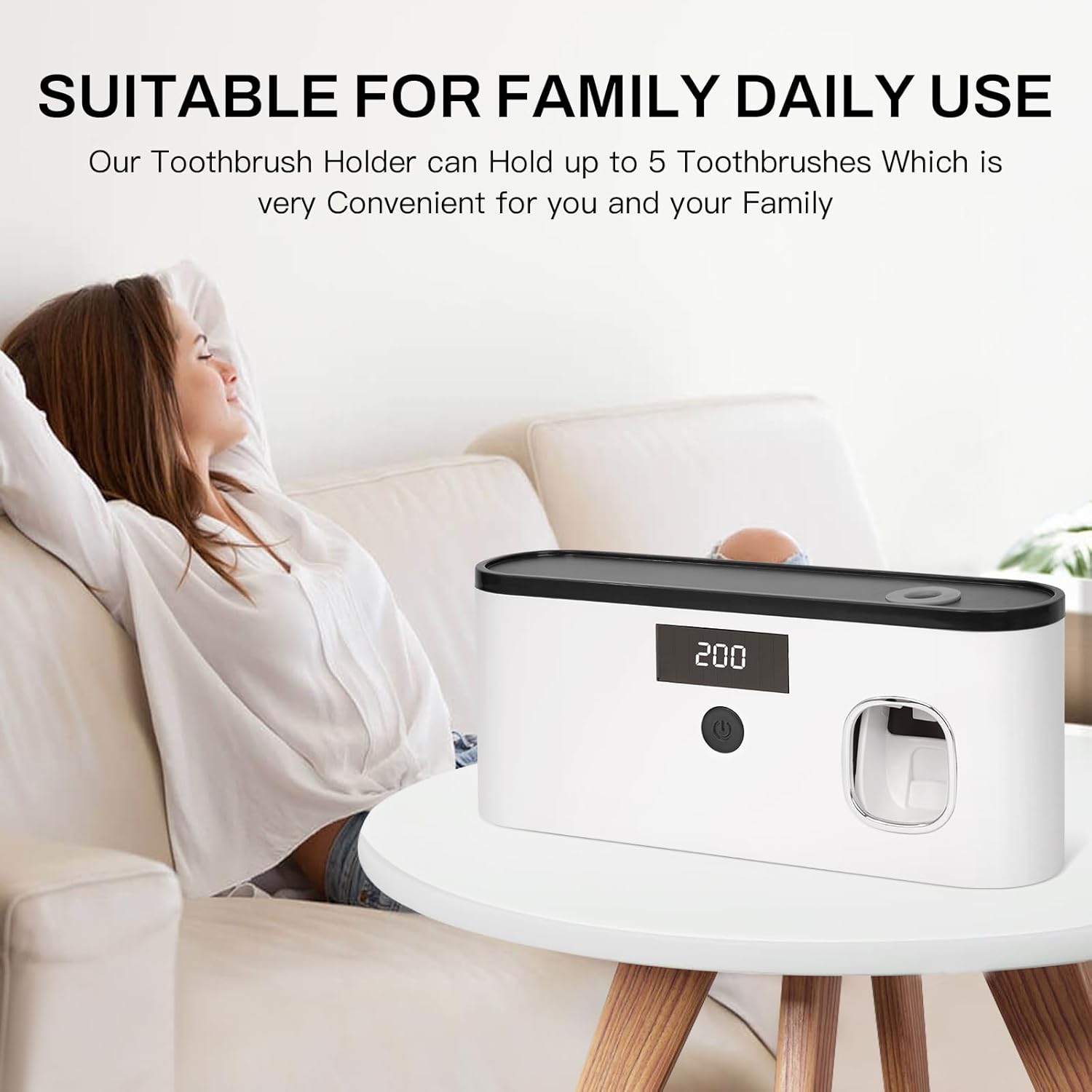 LXIANGN Toothbrush Sterilization Holder for Bathrooms