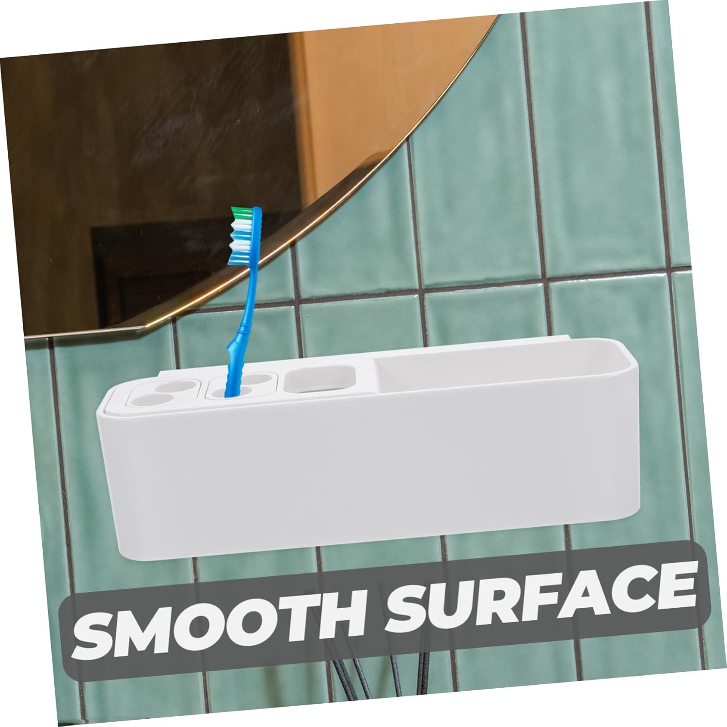 Modern Wall-Mounted Toothbrush Holder