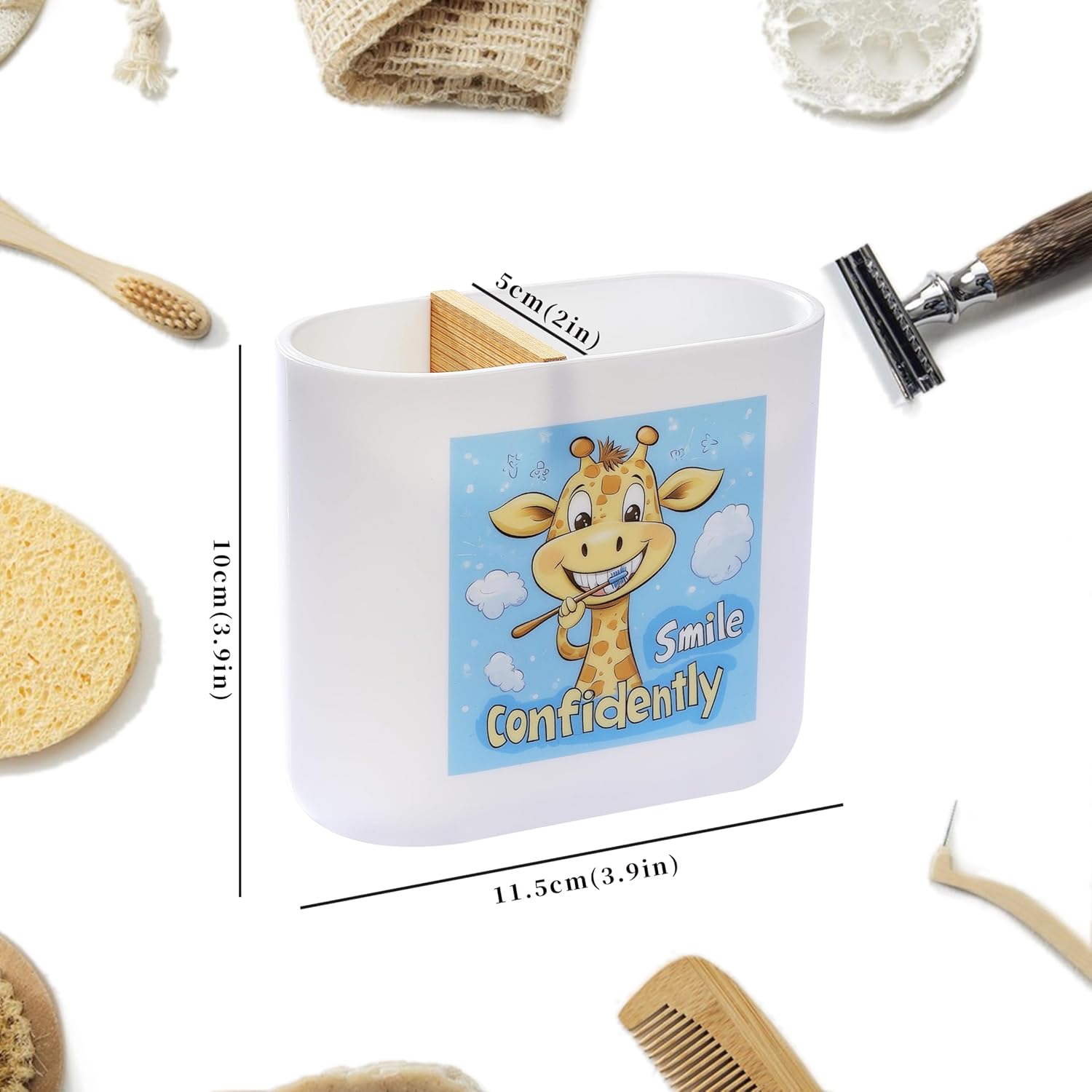 Stylish Giraffe Toothbrush Holder