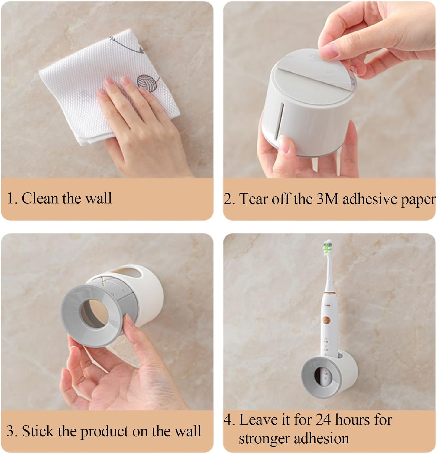 MOGALY Electric Toothbrush Holder Space Saver for Kids