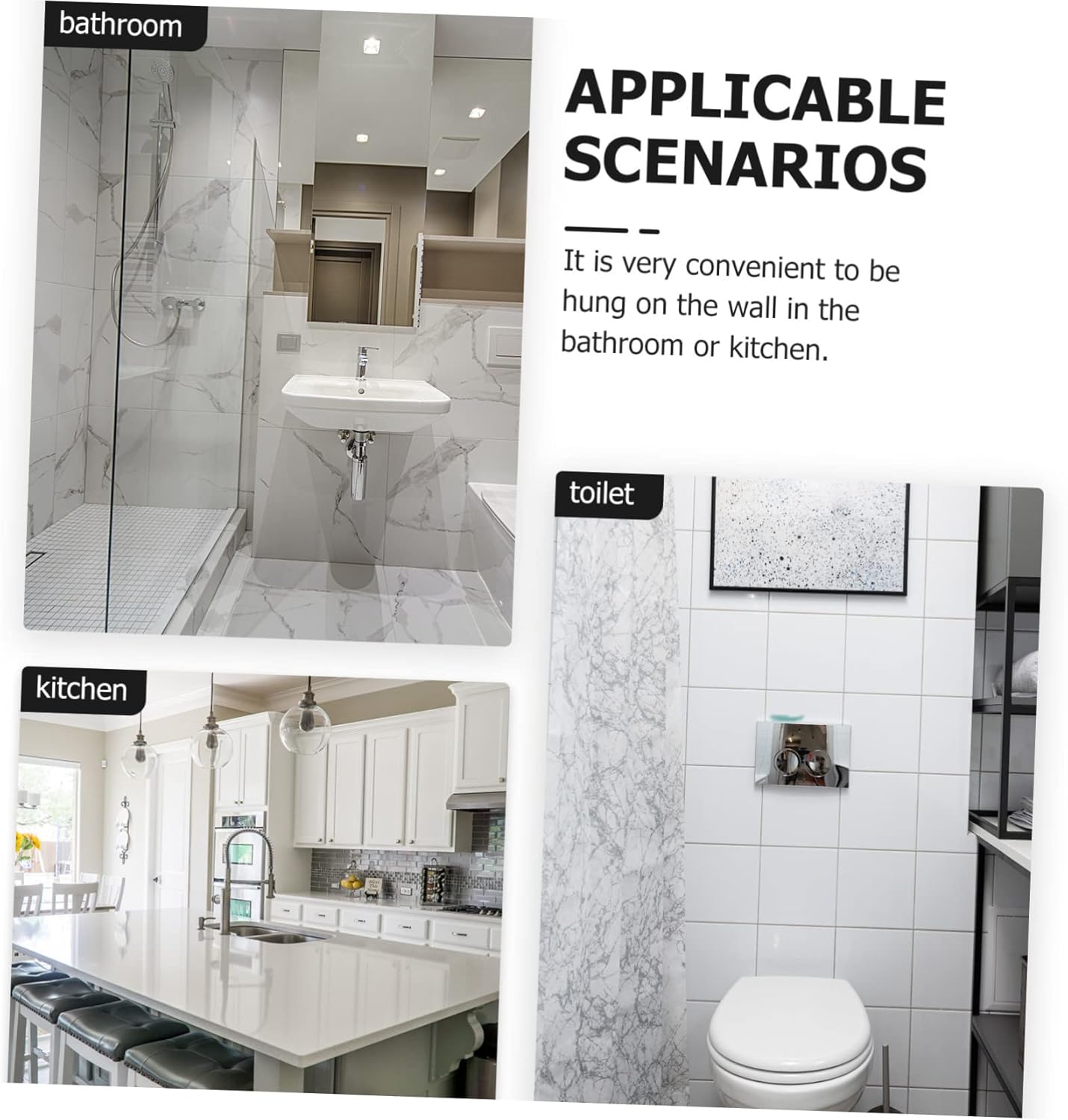 Stainless Steel Shower Organizer with Removable Shelves