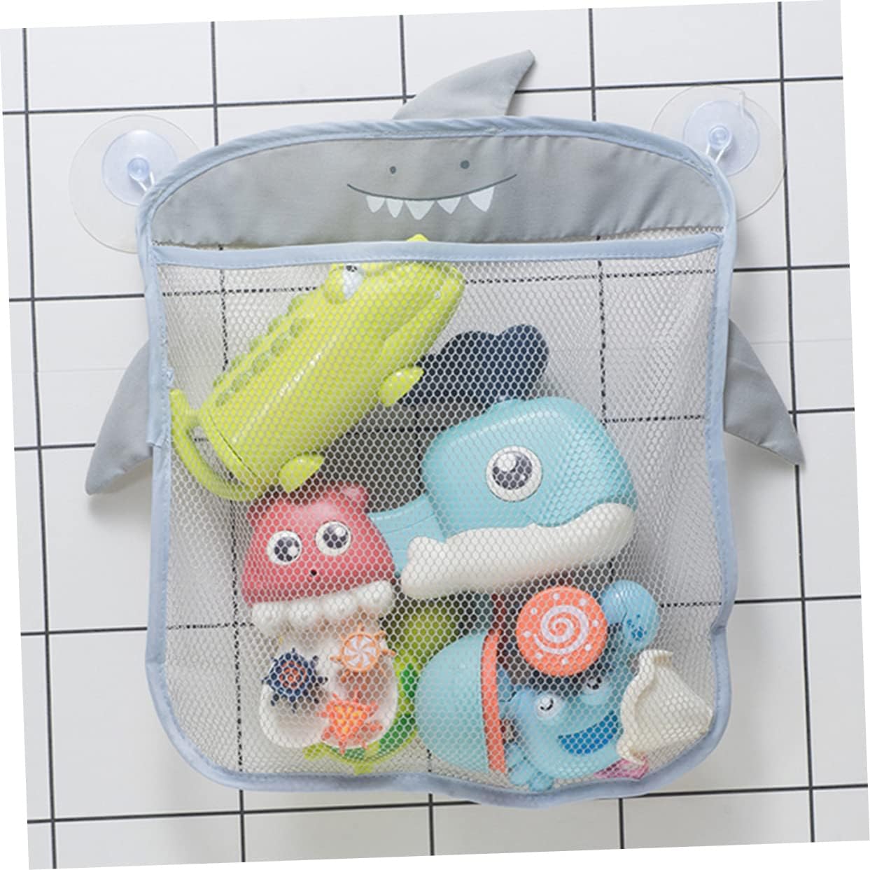 Cabilock Bathroom Toy Organizer Mesh Bag for Kids