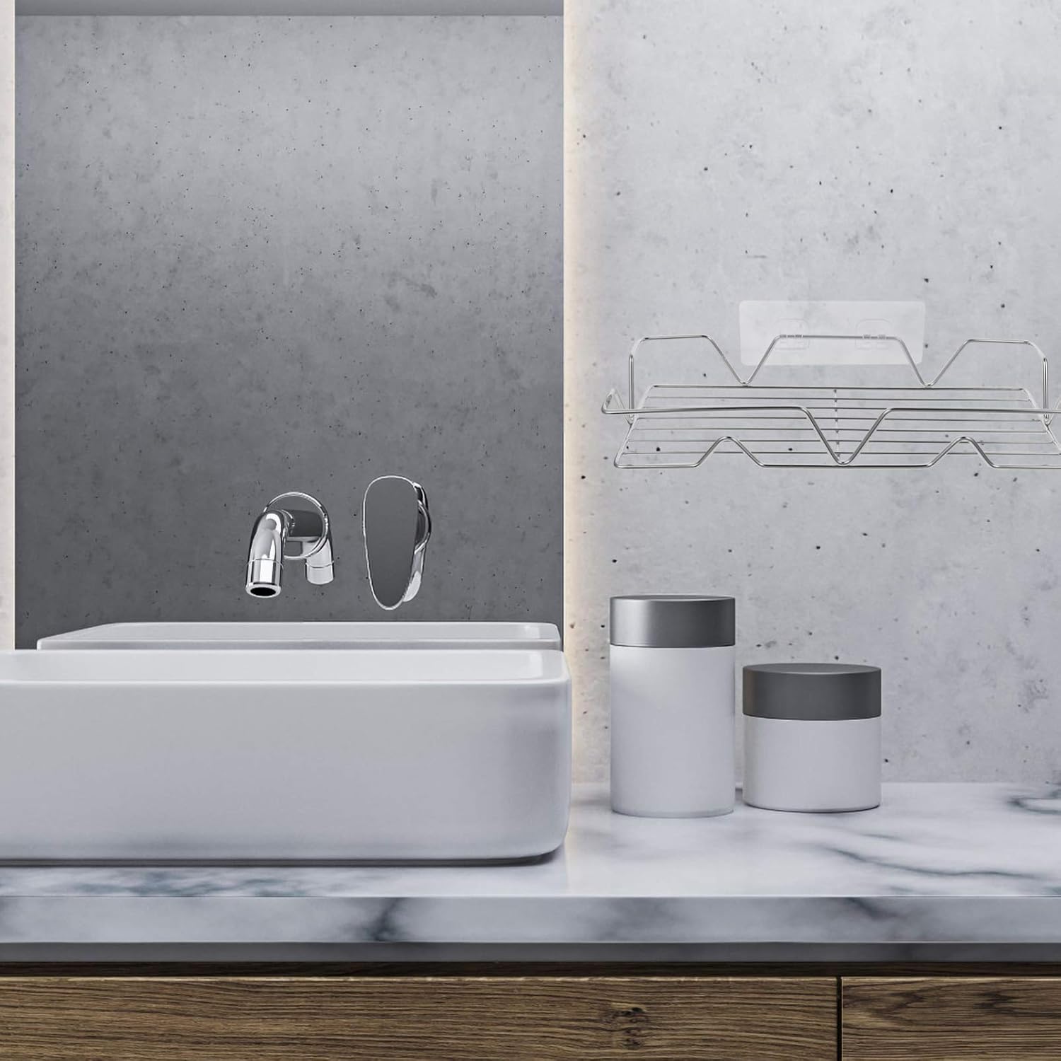 Stainless Steel Corner Organizer for Bathroom