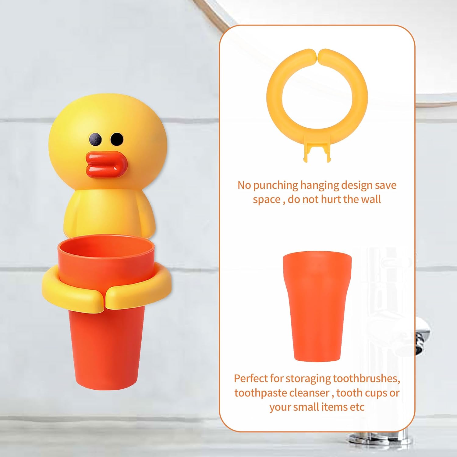 Perfect for Kids Animal Toothbrush Cup Holder