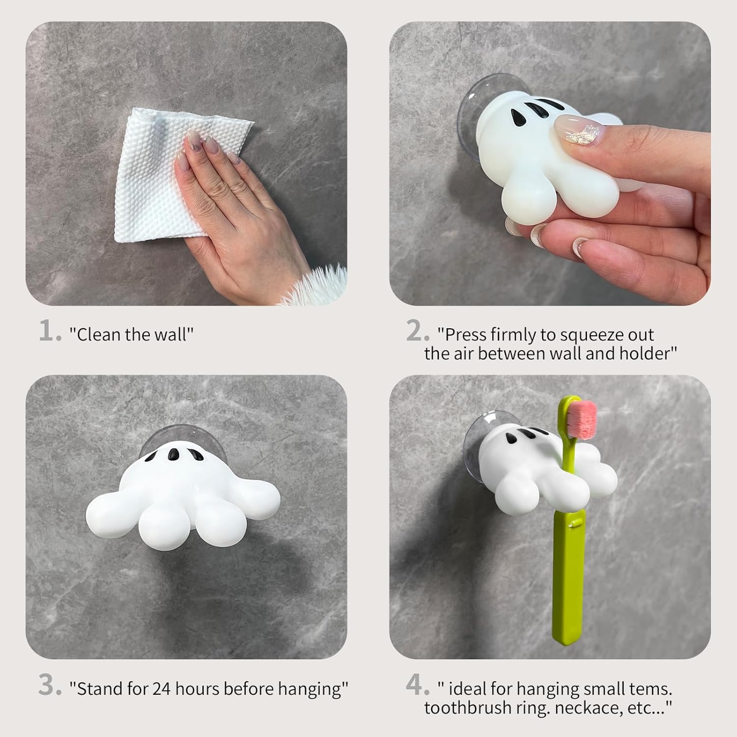 Perfect 2-Piece Toothbrush Holder with Unique Design