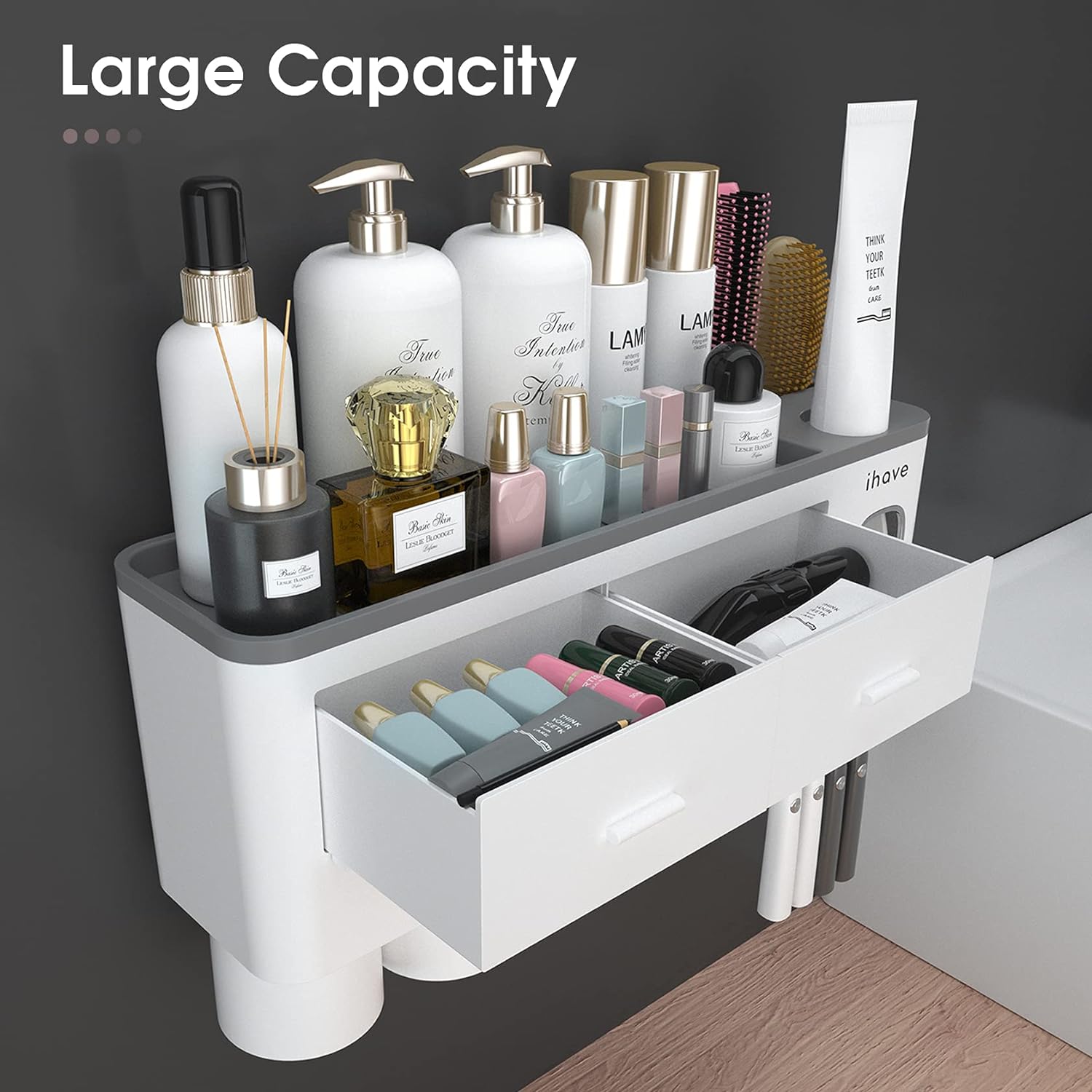 Big Choice 4 Cups Toothbrush Holders White - iHave