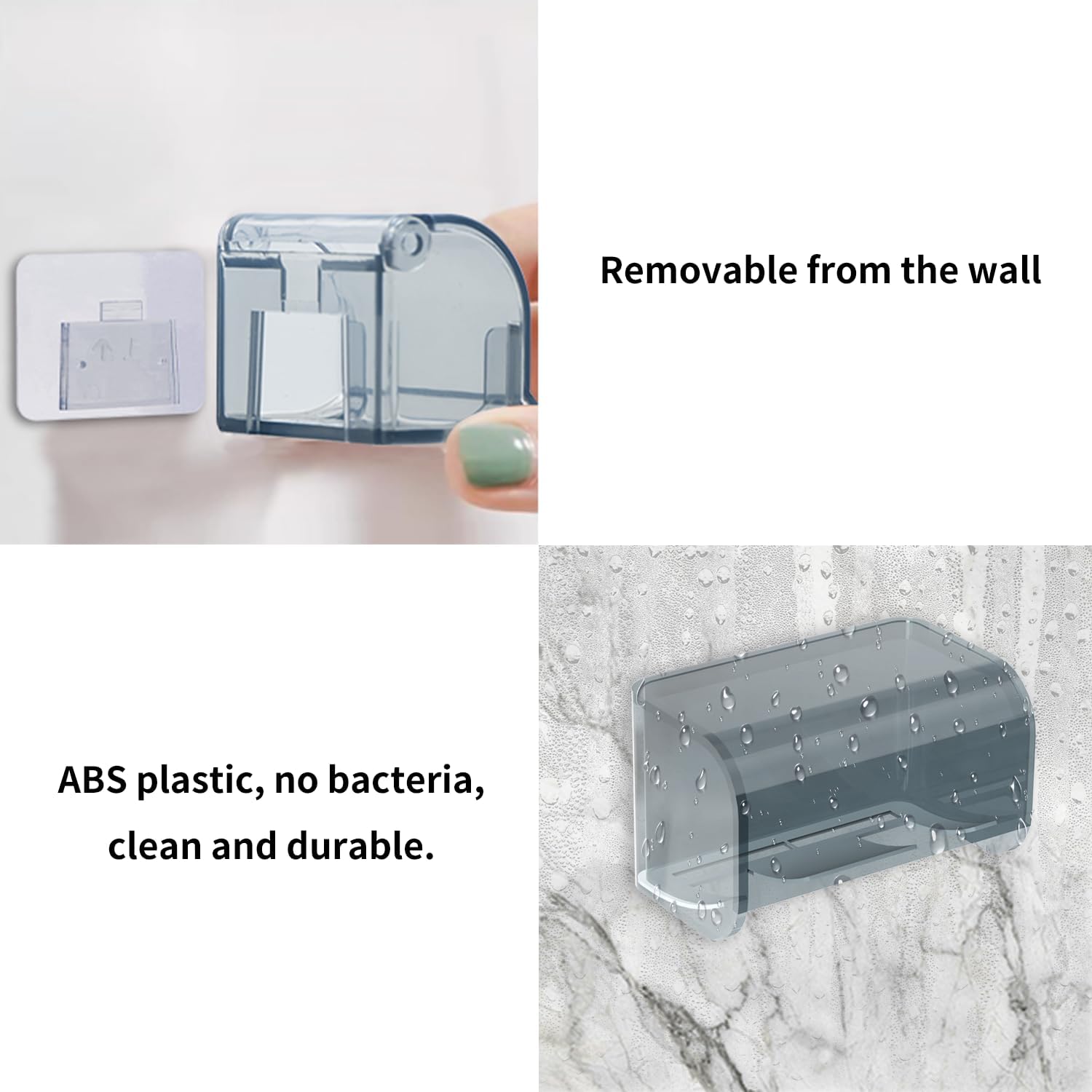 Stylish and Waterproof Toothbrush Holder for the Bathroom