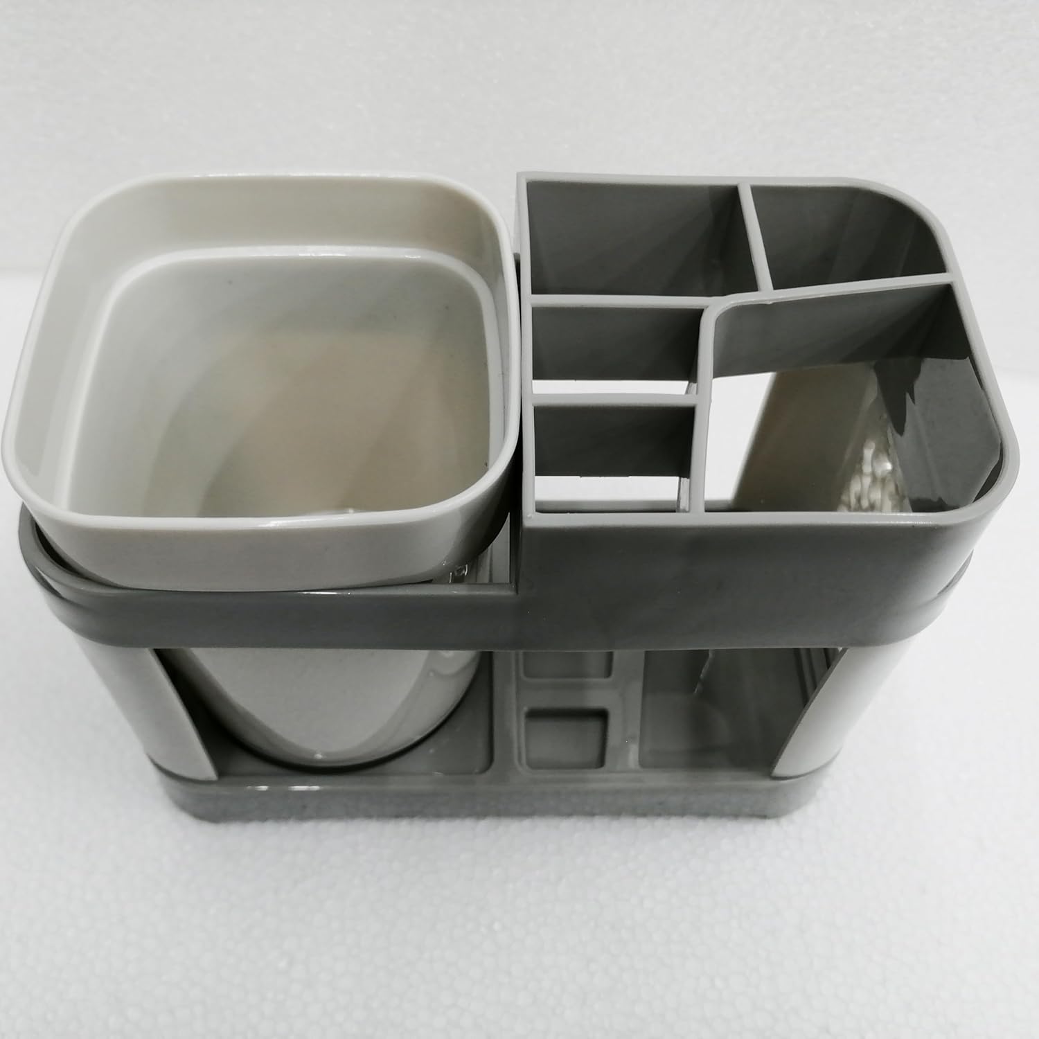 Space-Saving Acrylic Toothbrush Holder for Bathrooms