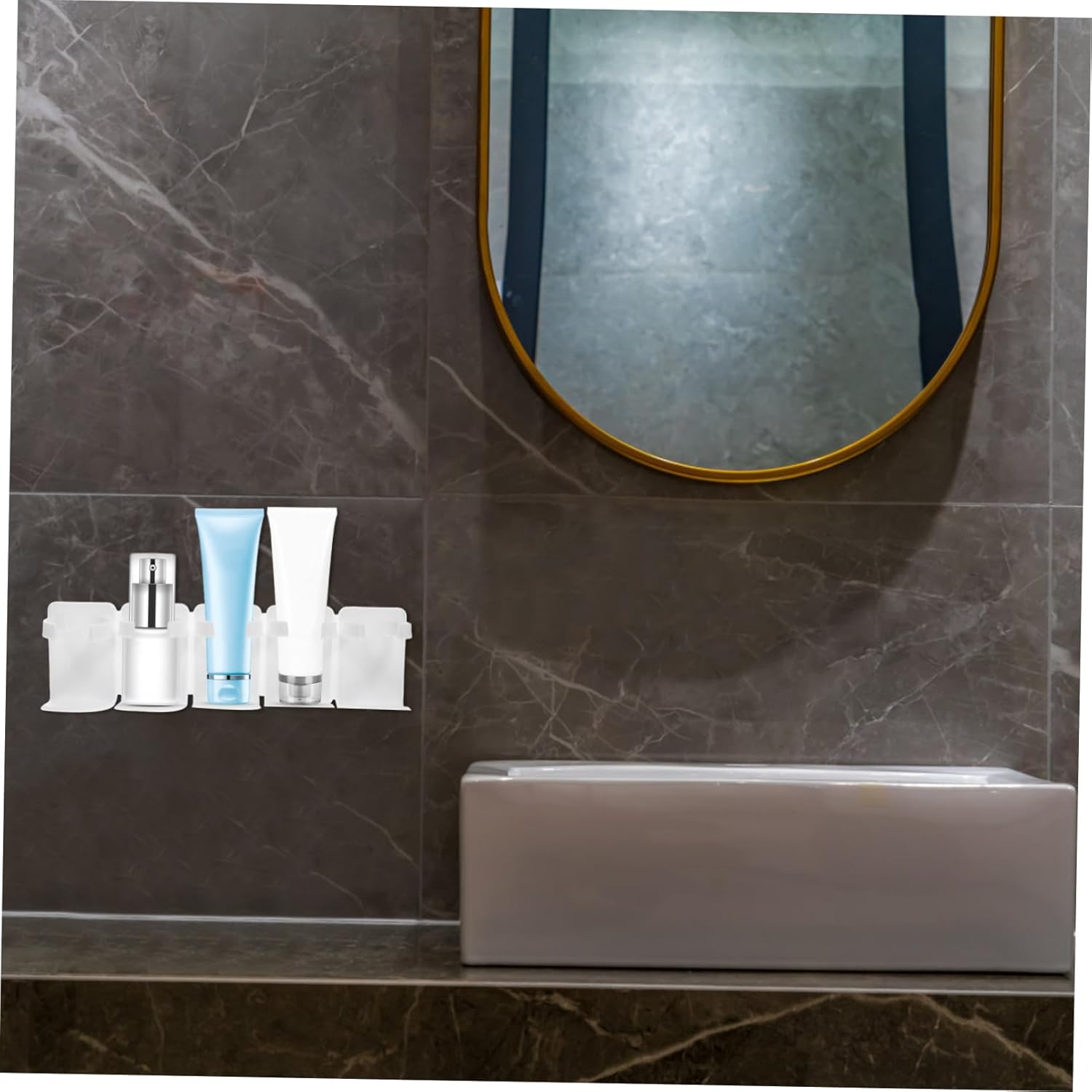 GLEAVI Wall Mounted Shower Organizer with Storage Capacity