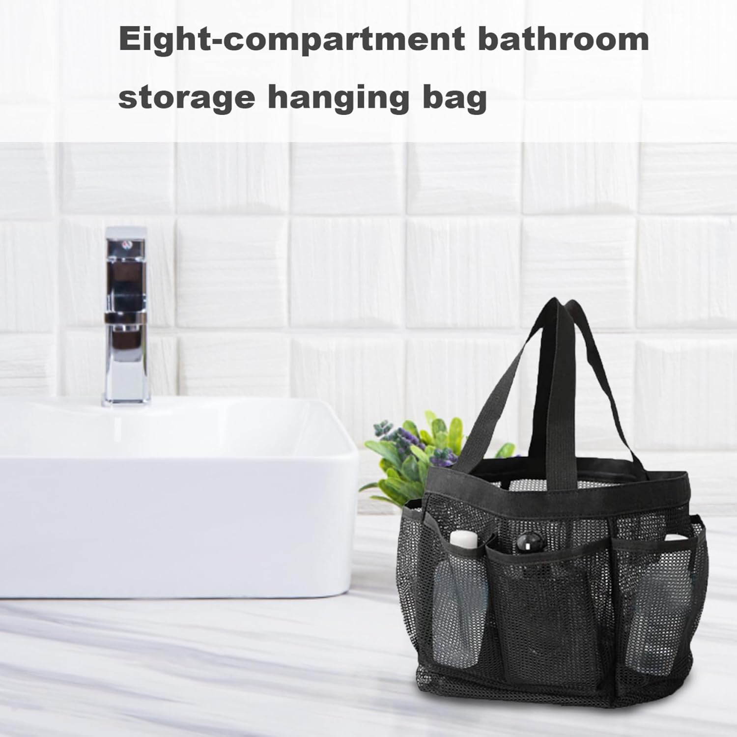 Nicedeal Portale Quantity Mesh Shower Organizer
