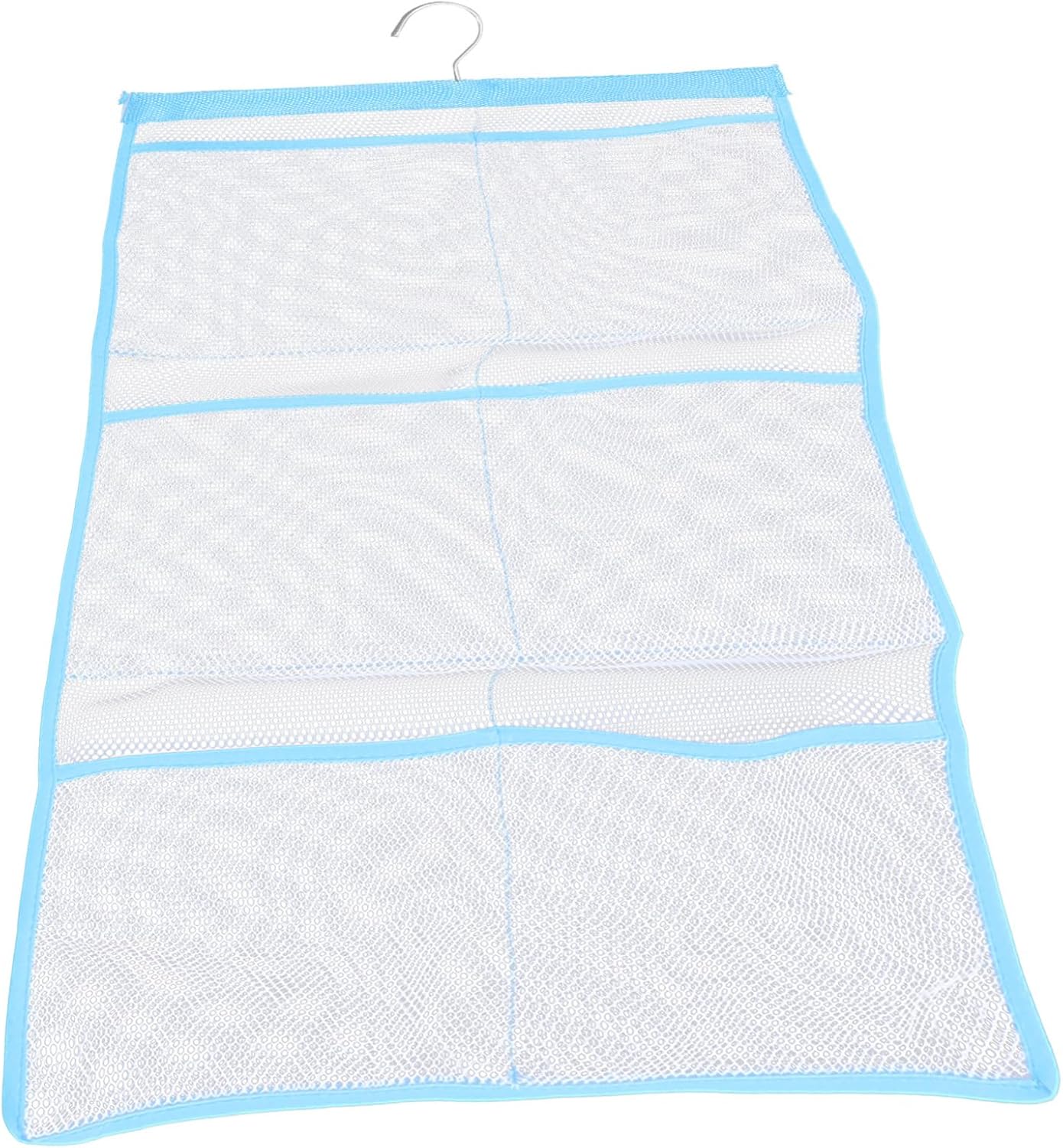 Quick-Dry Mesh Shower Organizer with 6 Pockets for Bathroom Accessories