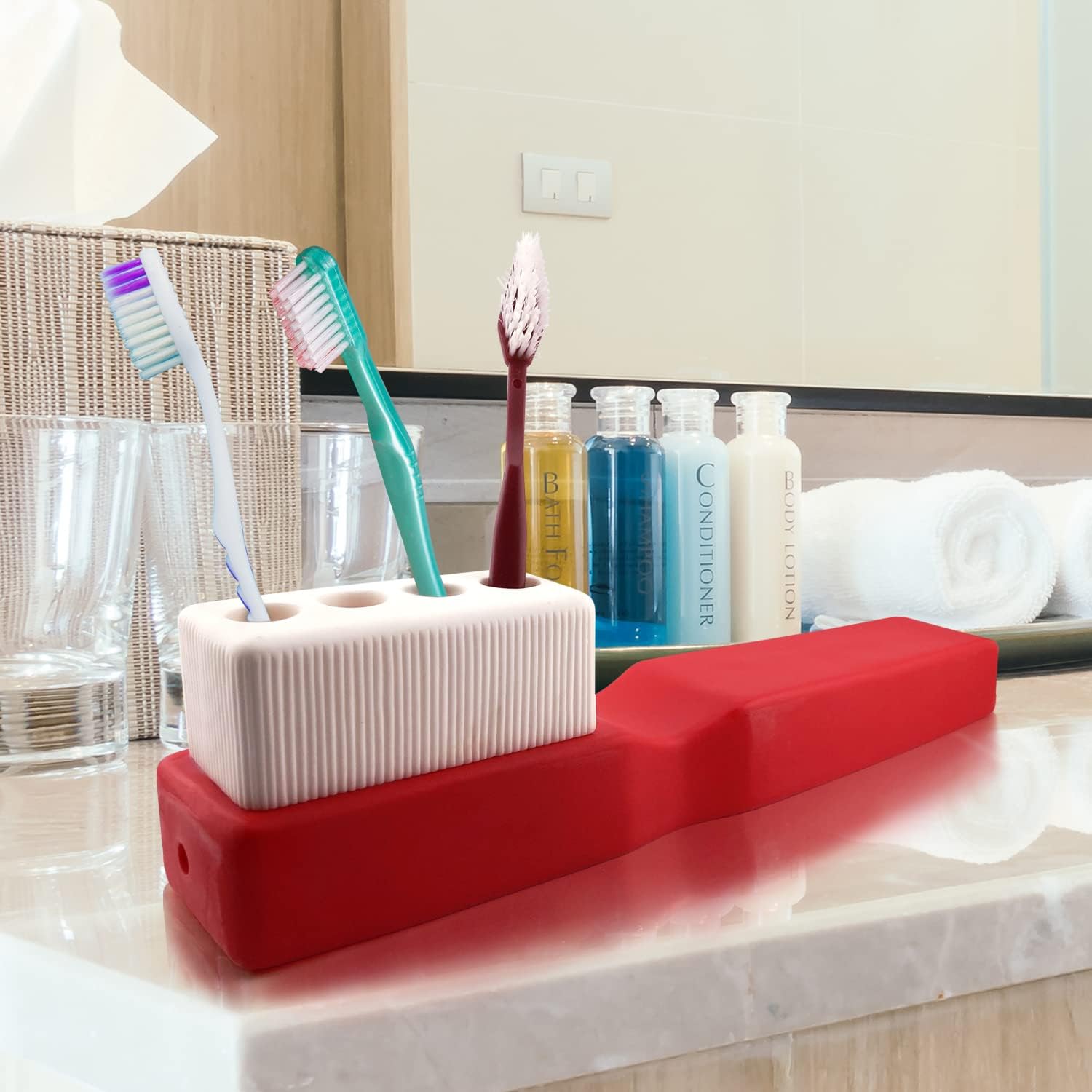 Shatterproof Fun Toothbrush Holder Durable Hygienic