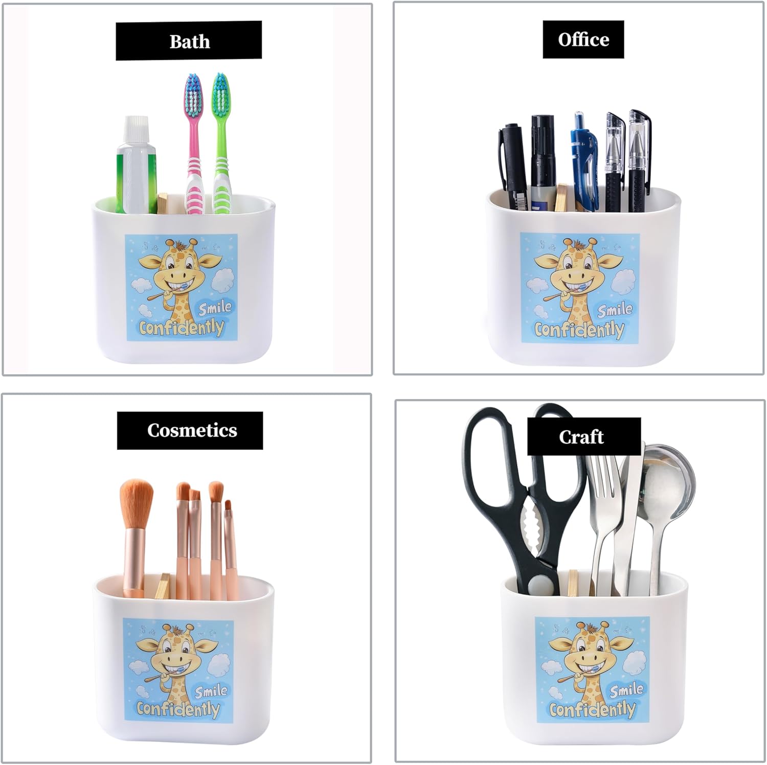 Stylish Giraffe Toothbrush Holder