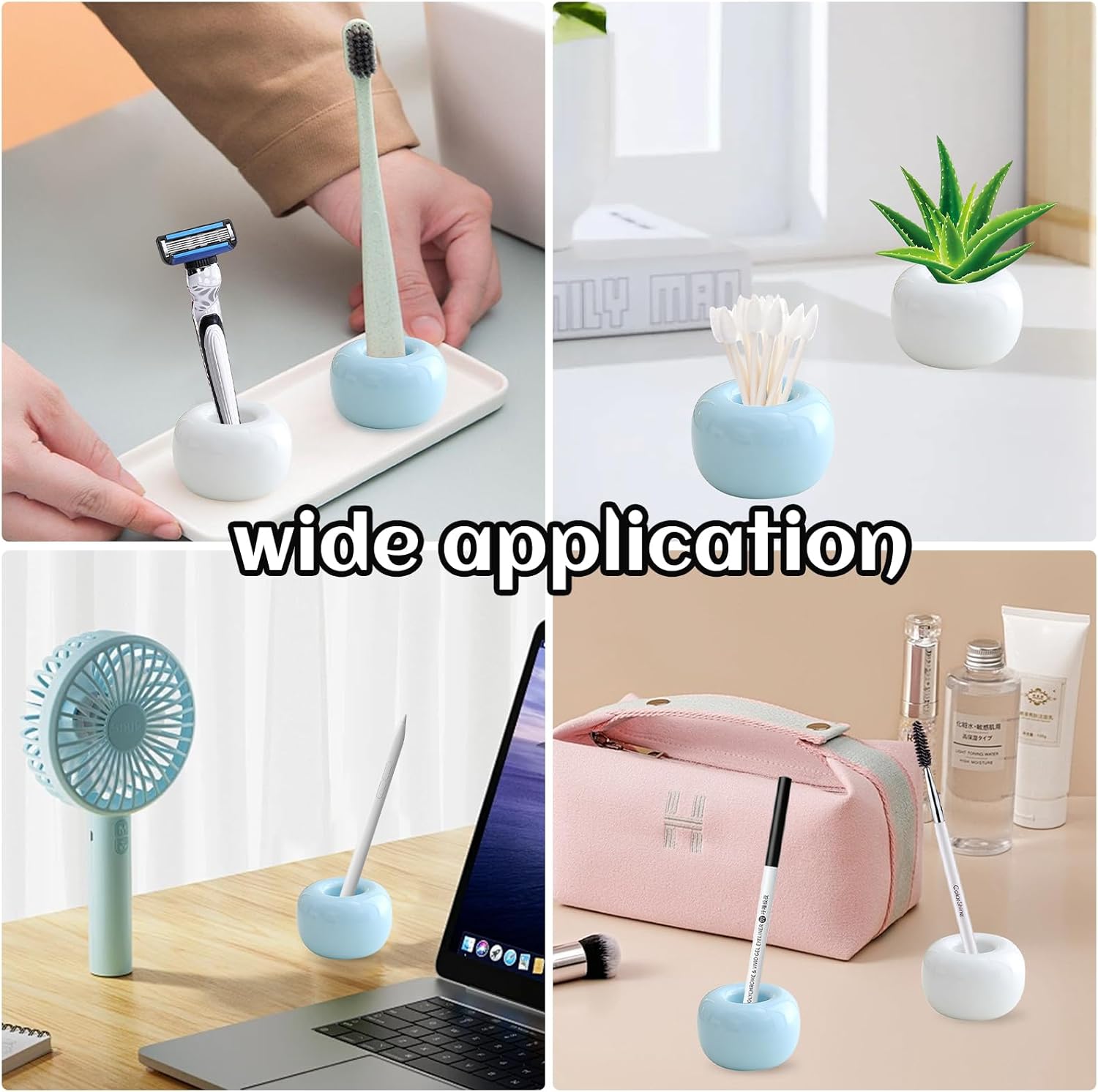 Starfa Mini Ceramics Toothbrush Holders
