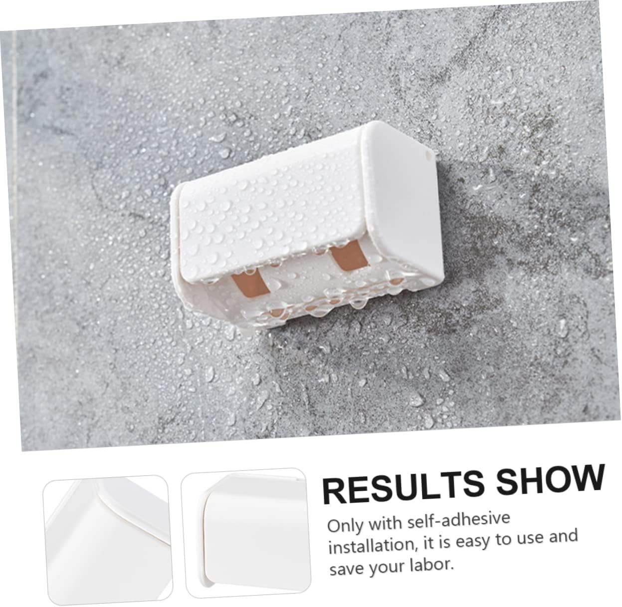 Wall-Mounted Toothbrush Holder