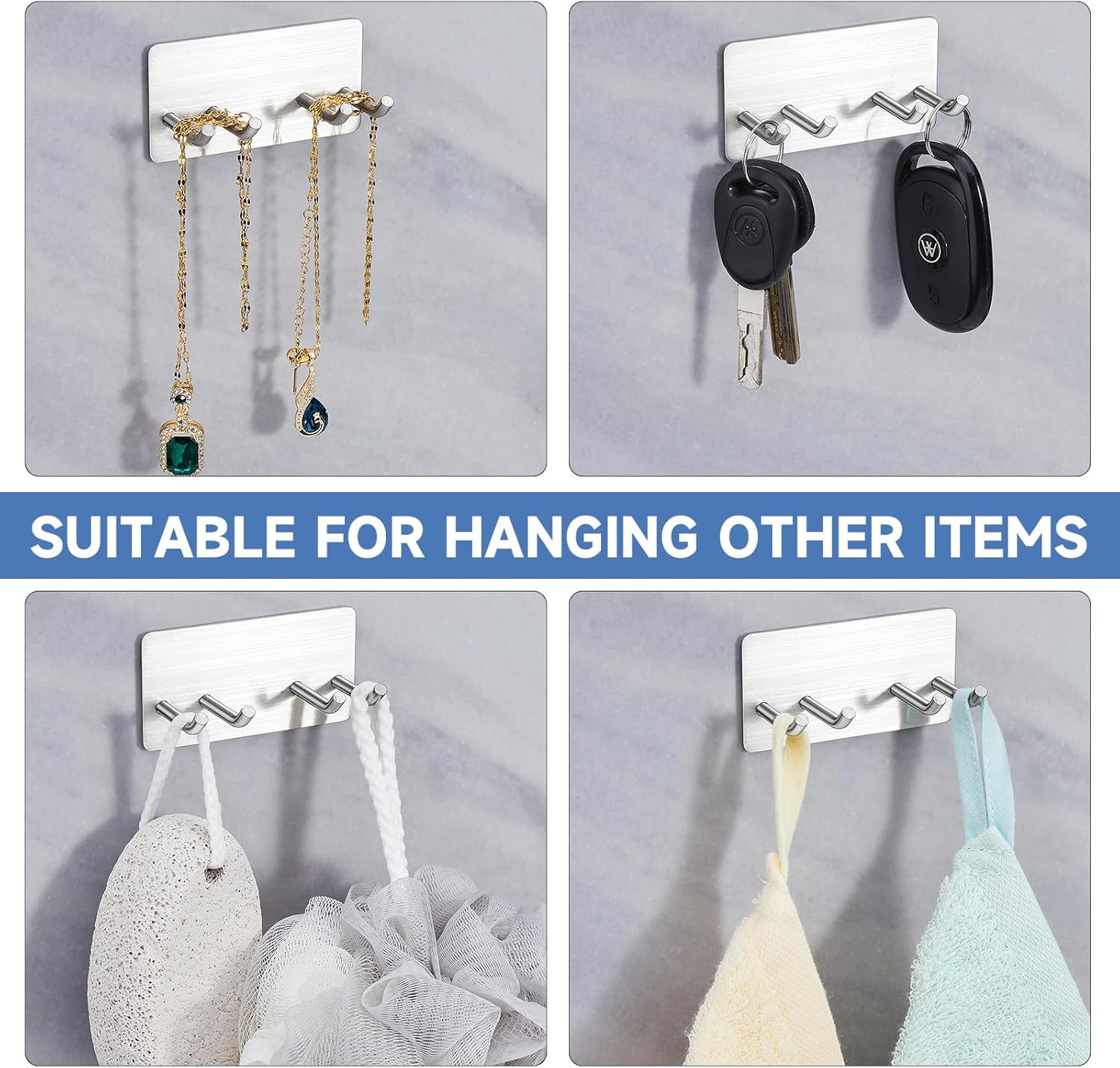 Oukimly Wall Mounted Toothbrush Holder