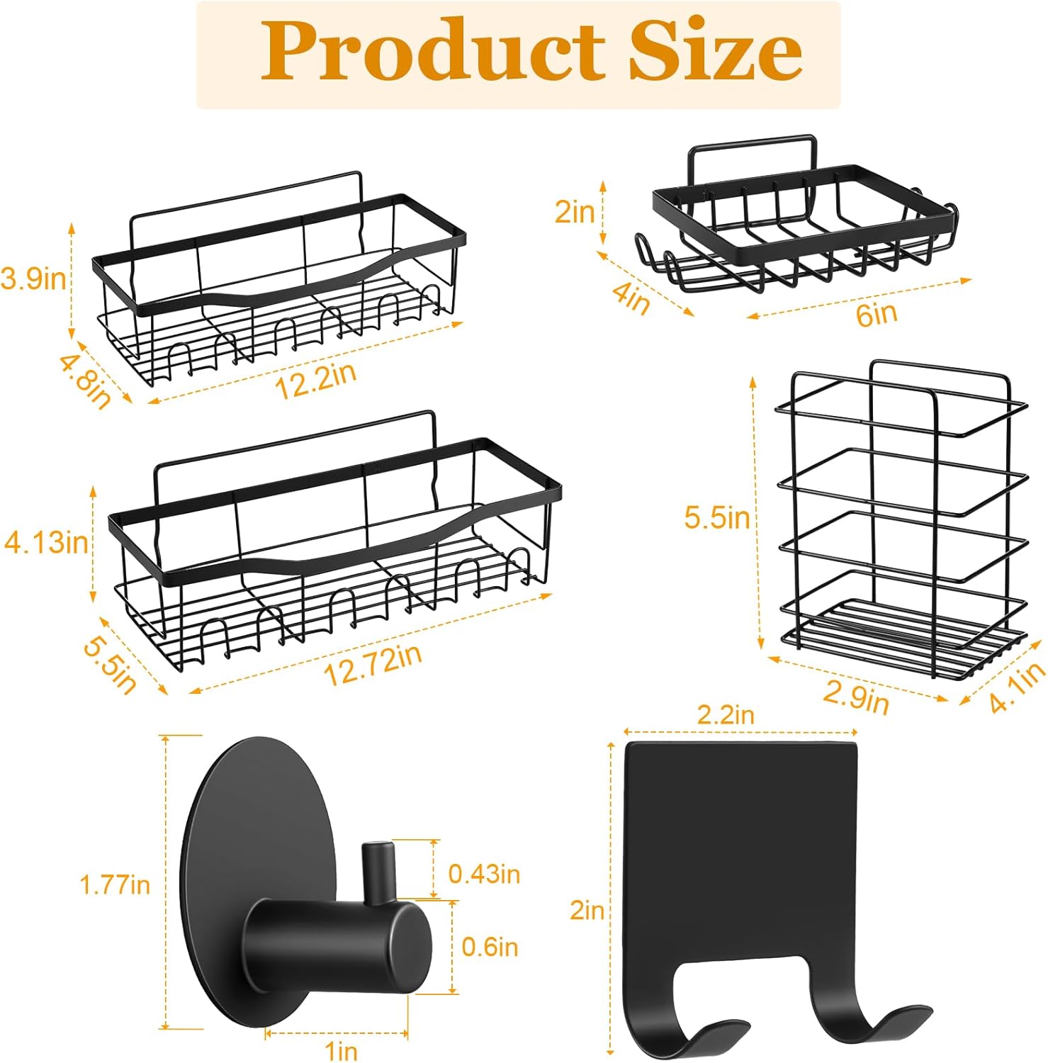 Ultimate Bathroom Kitchen Organizer Kit 11-Pack