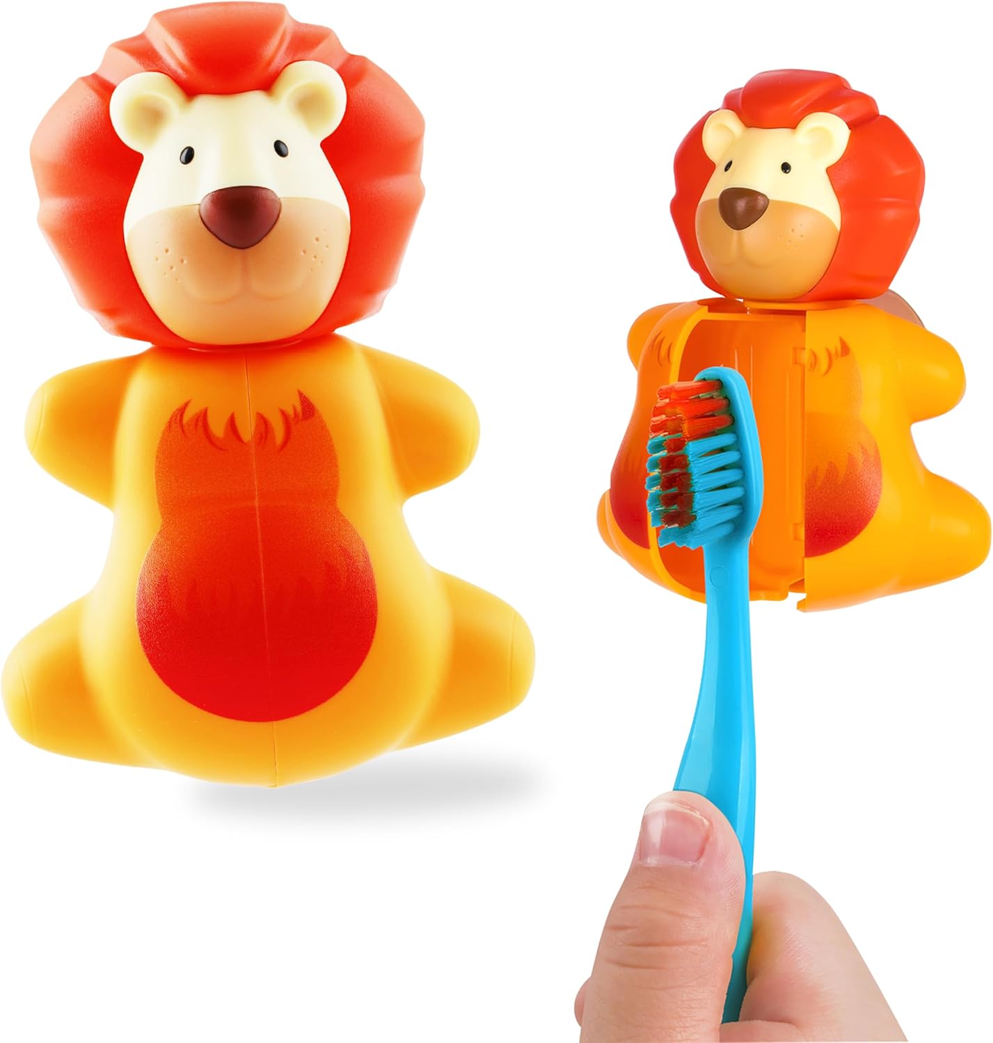 Flipper Fun Animal Lion Toothbrush Cover