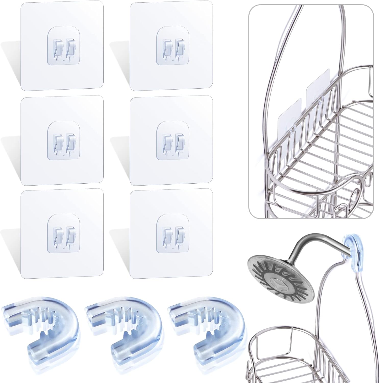 Secure Bathroom Caddy - 6-Piece Set