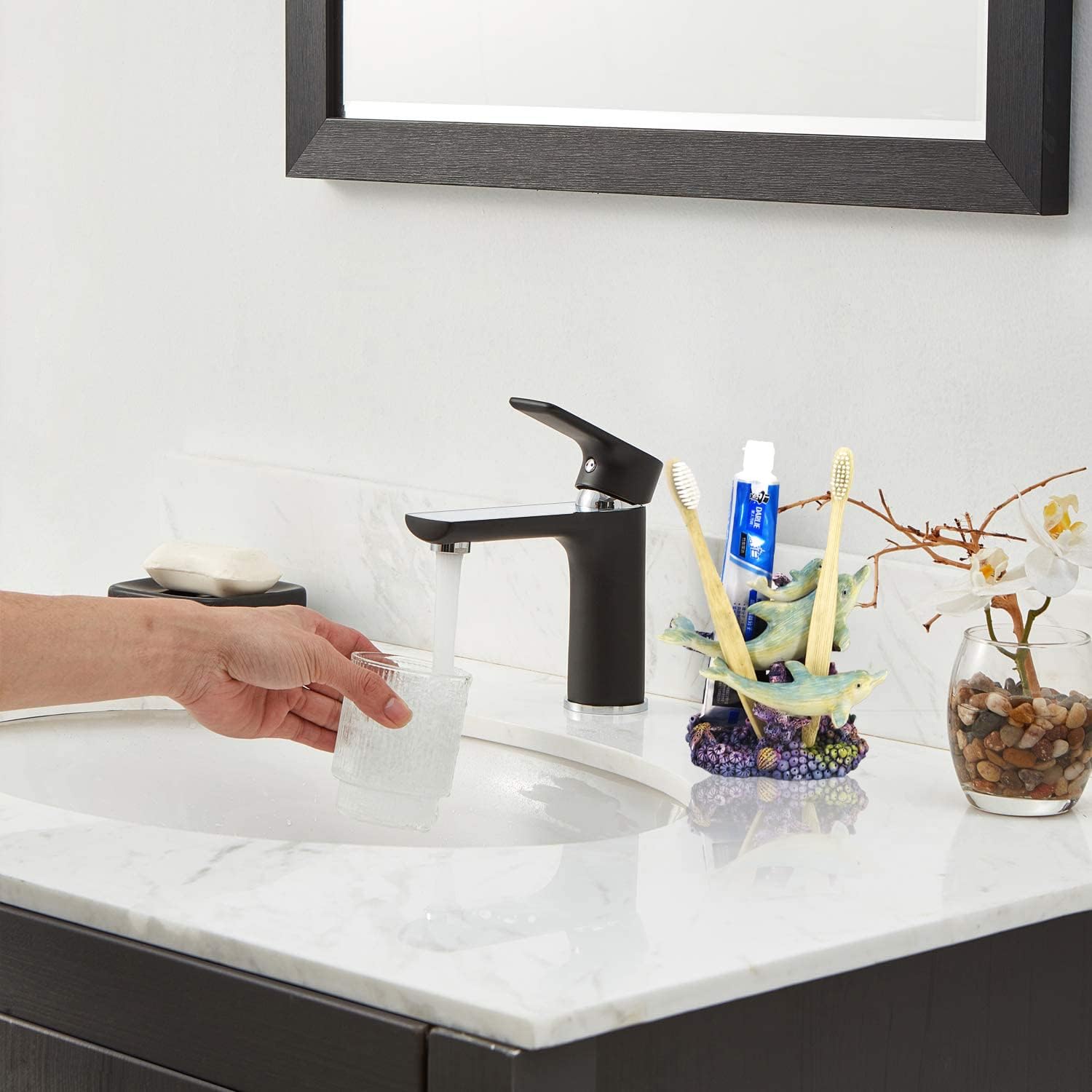 Perfect for Hygiene 3D Dolphin Toothbrush Holder