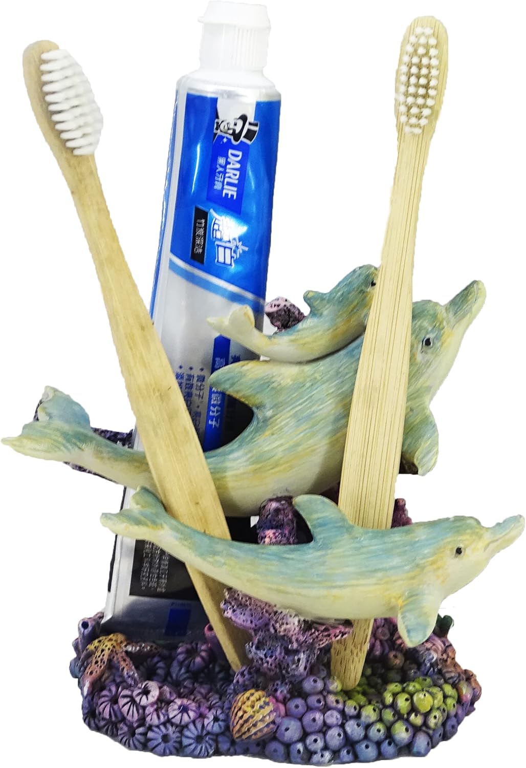Perfect for Hygiene 3D Dolphin Toothbrush Holder