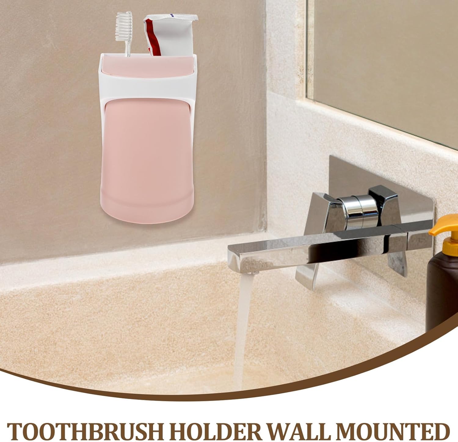 Holibanna Magnetic Toothbrush Holder