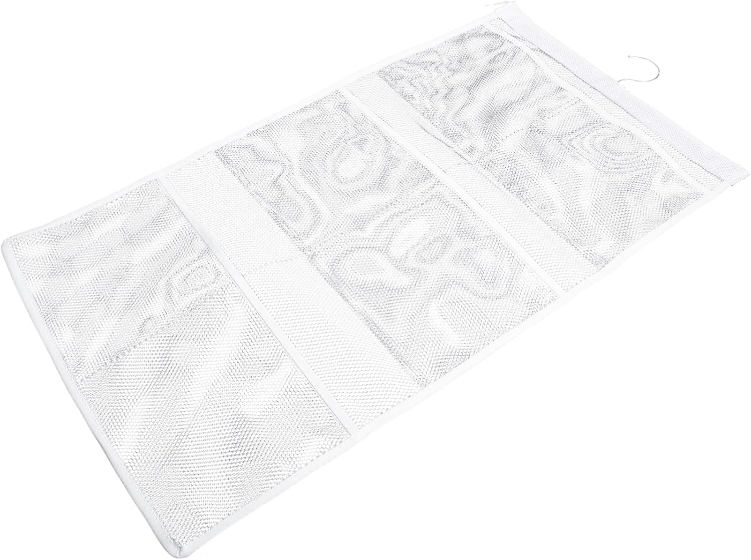 Versatile shower organizer bag for space-saving bathroom storage