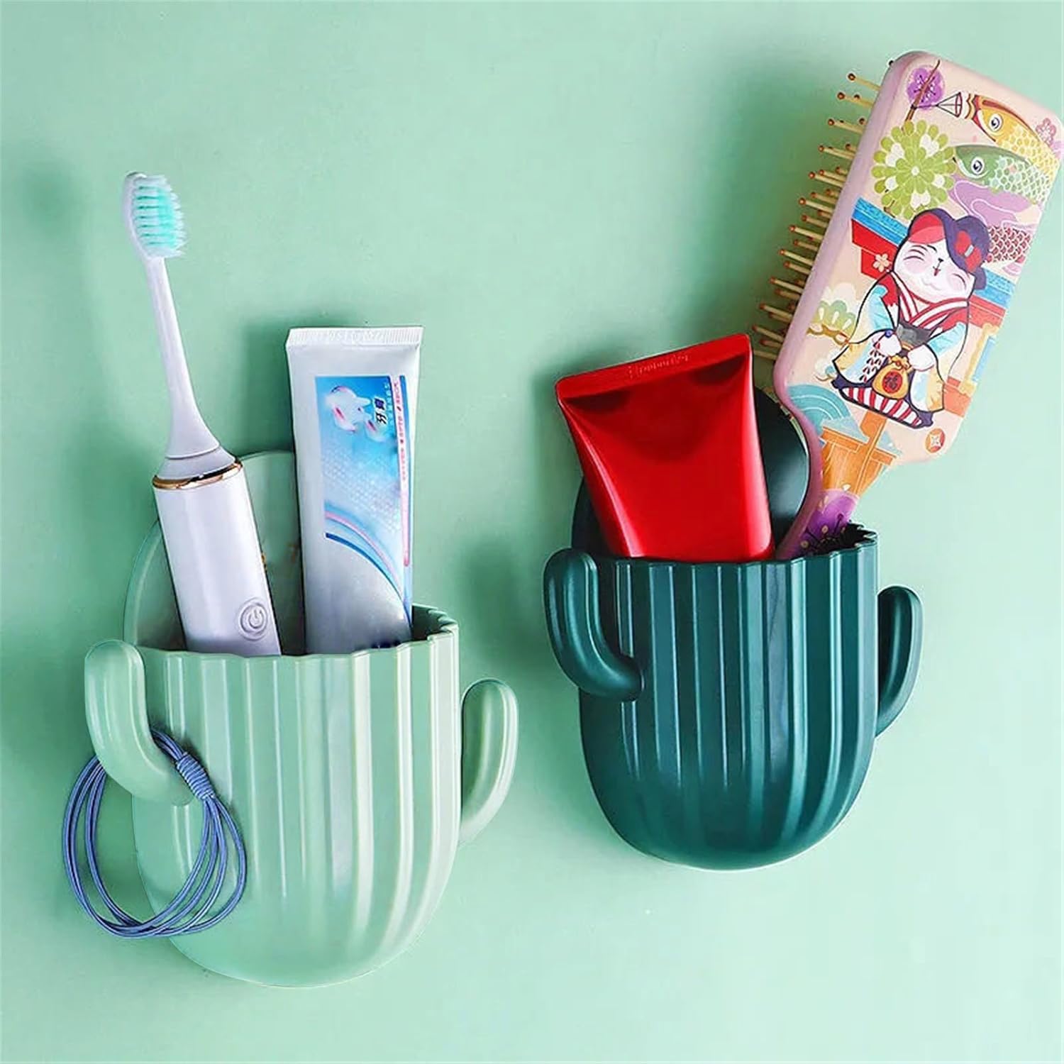 Sturdy Cactus Toothbrush Holder