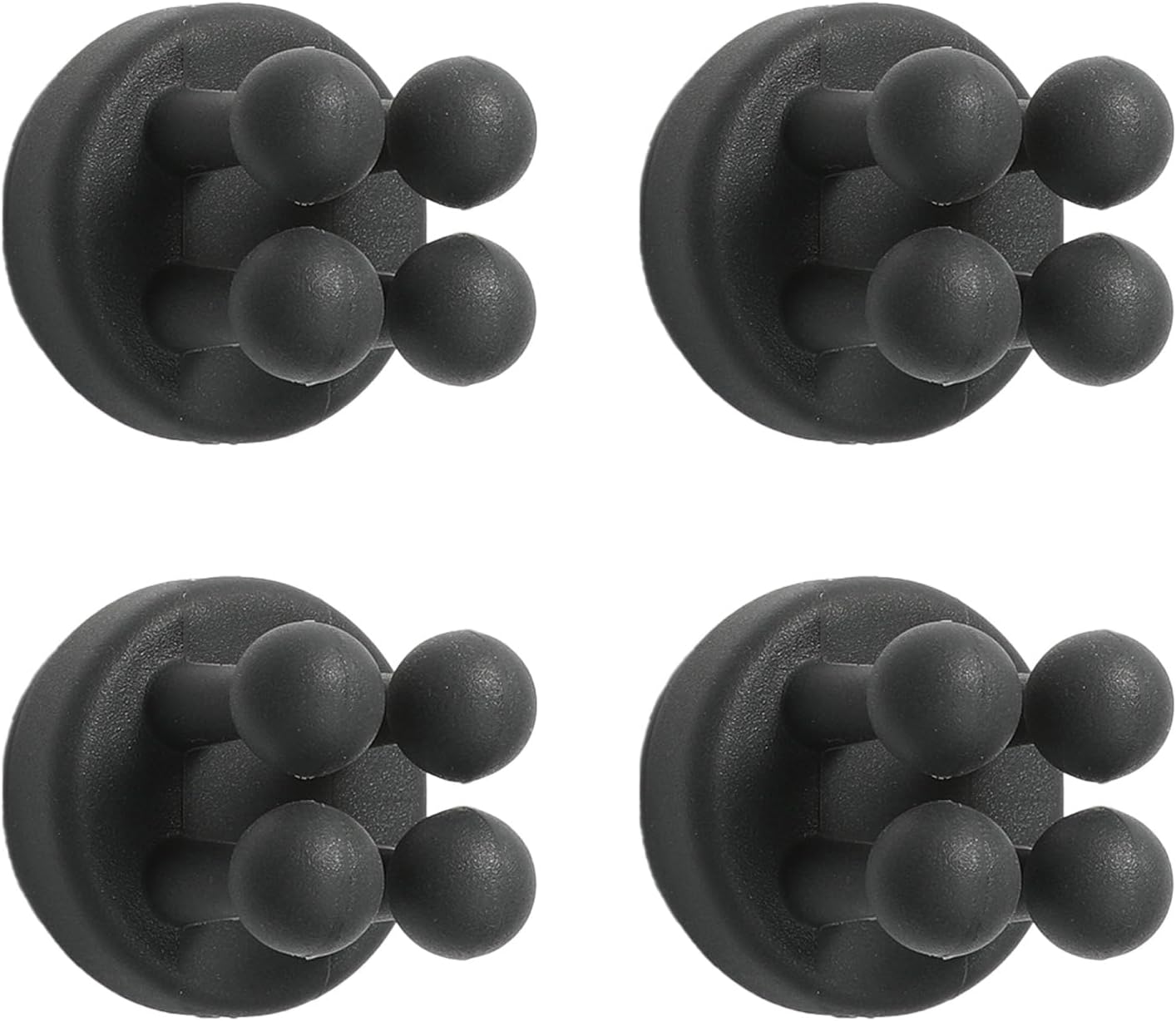 Four Silicone Toothbrush Key Holder Multi-Functional in Kitchen Bathroom