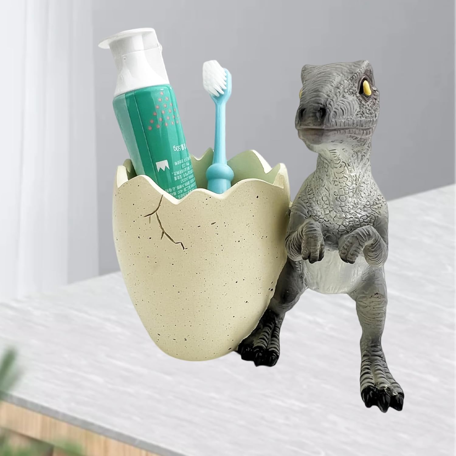 FlidRunest Dinosaur Toothbrush Holder