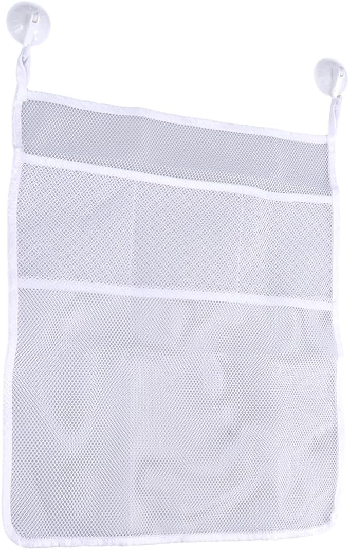 ABOOFAN Bathtub Toy Organizer Set with Suction Cup Hooks