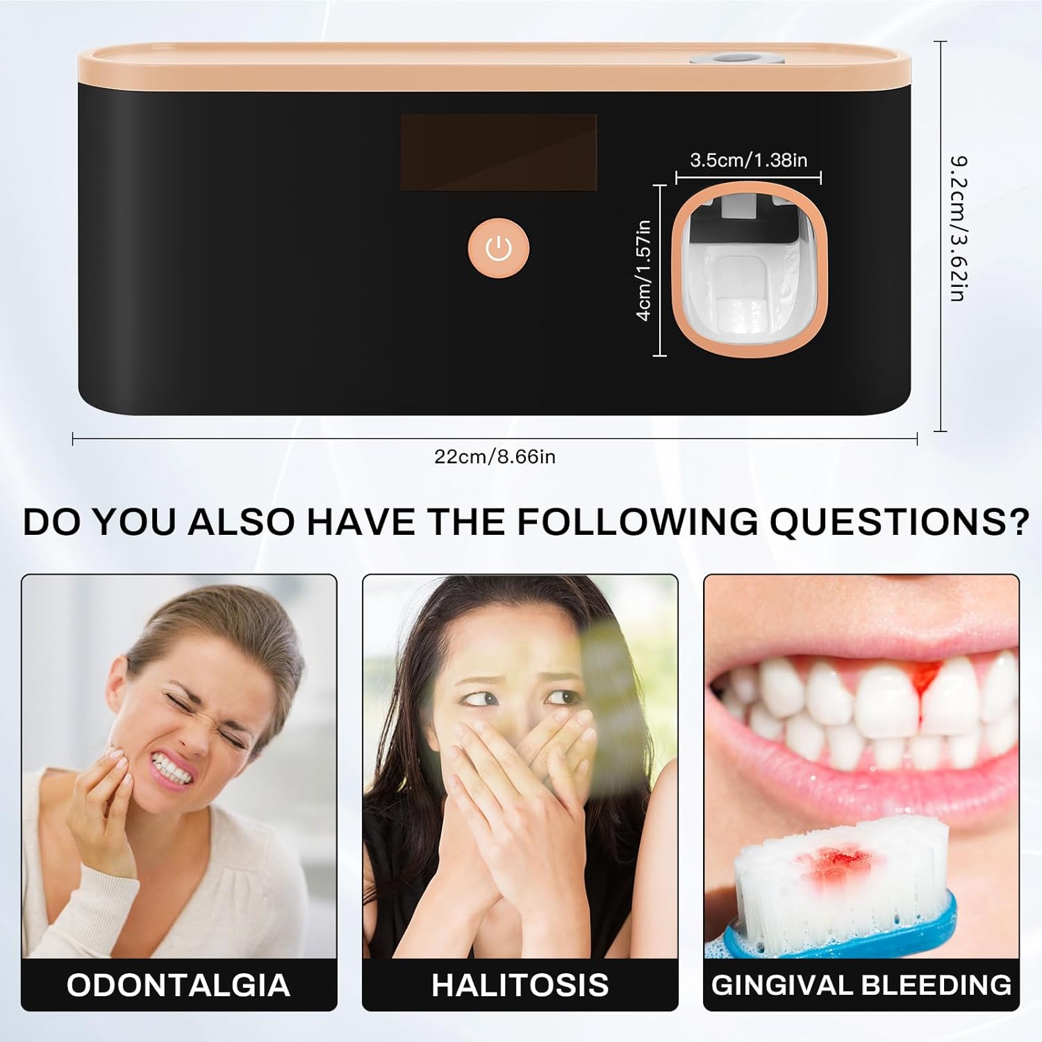 High-Quality USB Rechargeable Toothbrush Sterilizer Holder