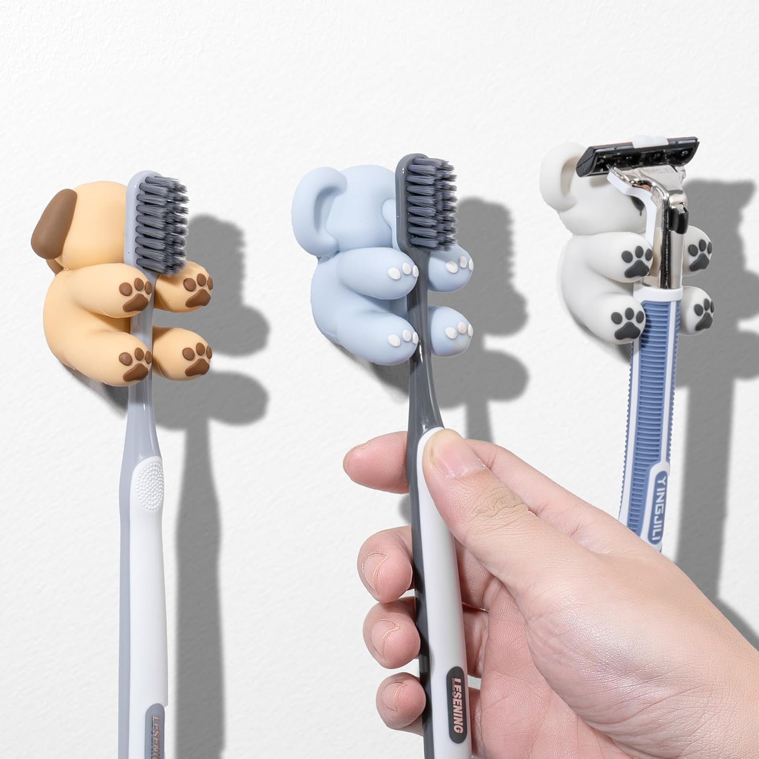 LiZhao Funny Silicone Toothbrush Holder