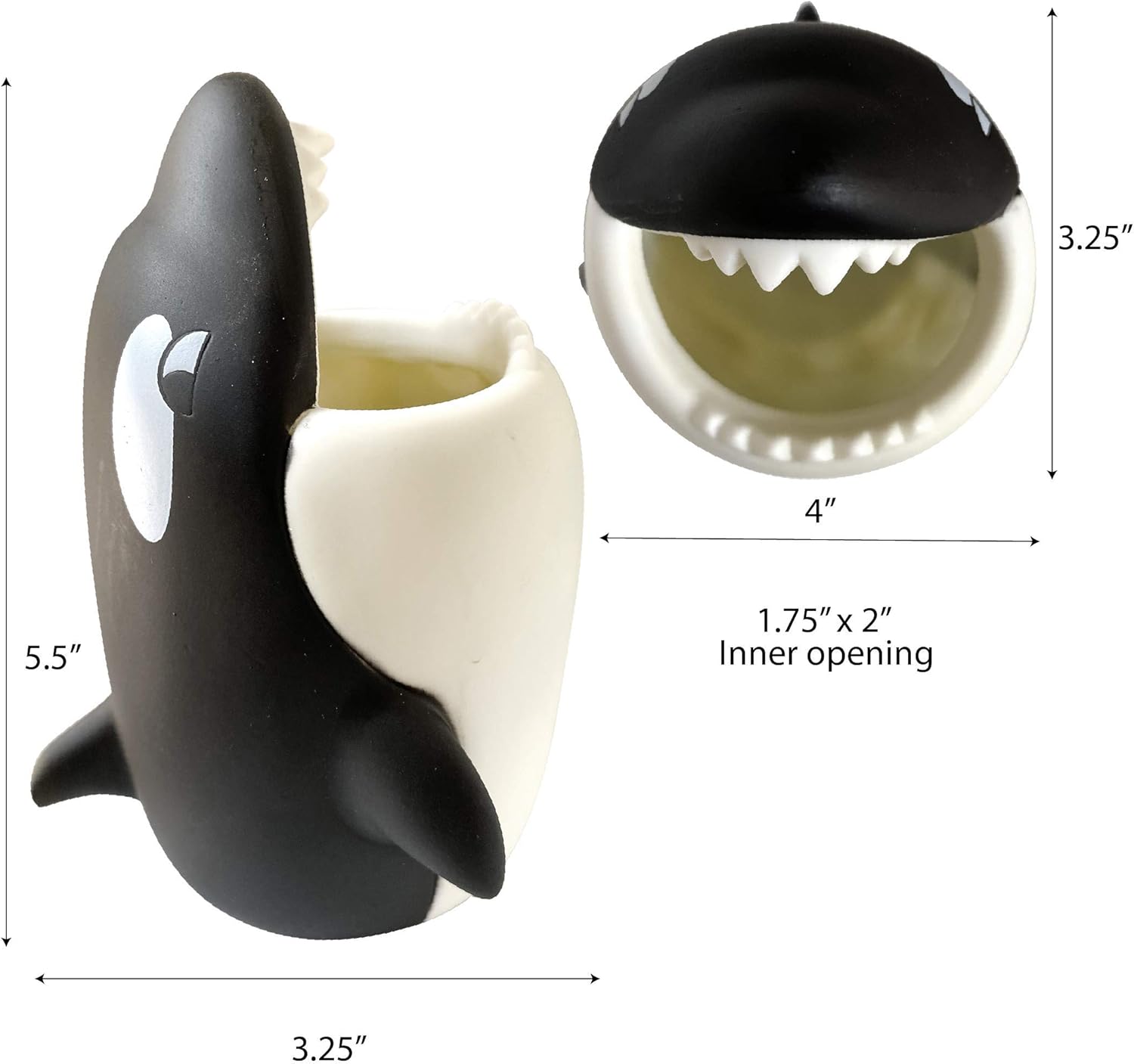 Kids Toothbrush Holder Whale - Durable Silicone Organizer