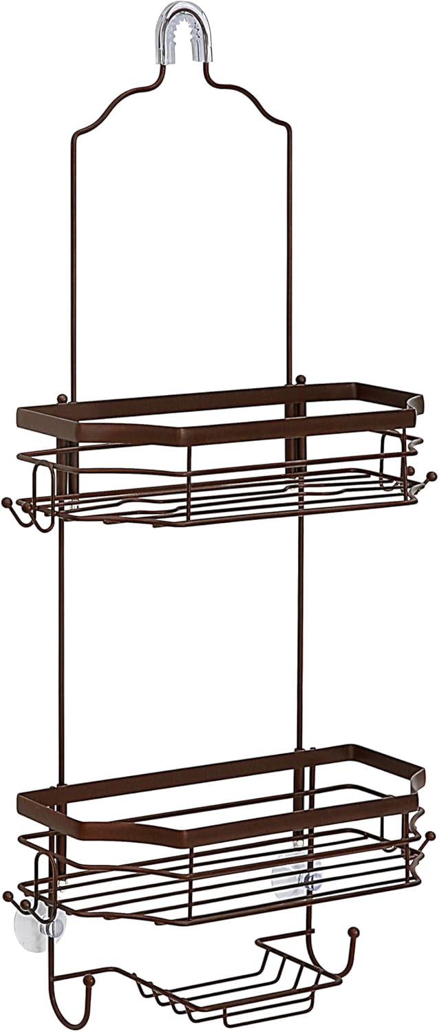 SunnyPoint Bathroom Classic Hanging Over The Shower Head Caddy