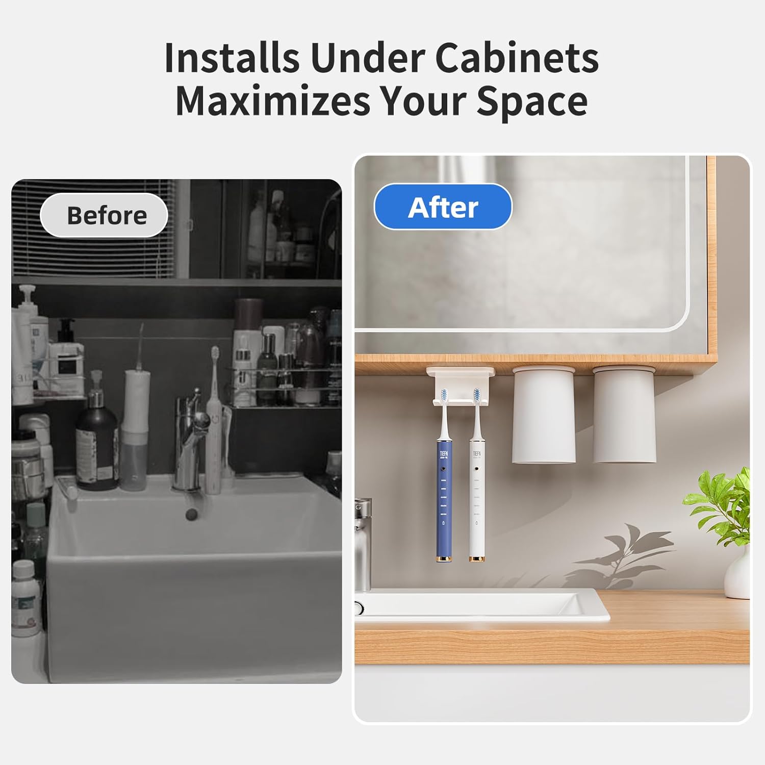 VNYIFAN Magnetic Toothbrush Holder