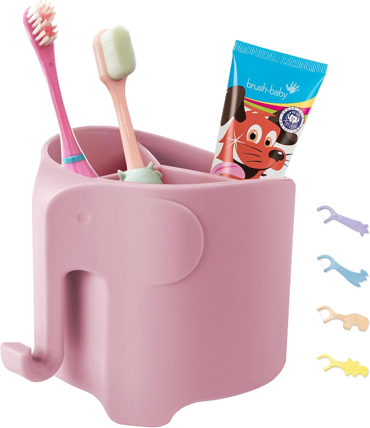 RIDor for Kids with 3 Storage Slots Bath Ball Hook
