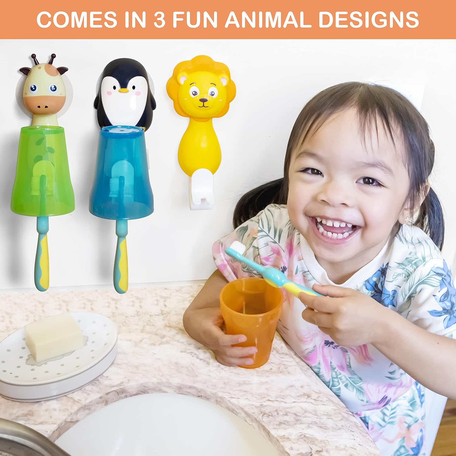 Giraffe Kids Toothbrush Holder
