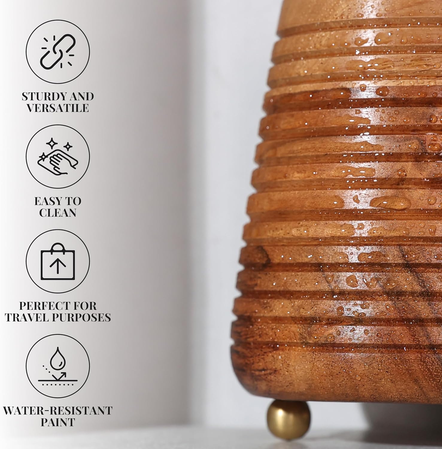 Folkulture 4x3 Toothbrush Holder for Bathroom