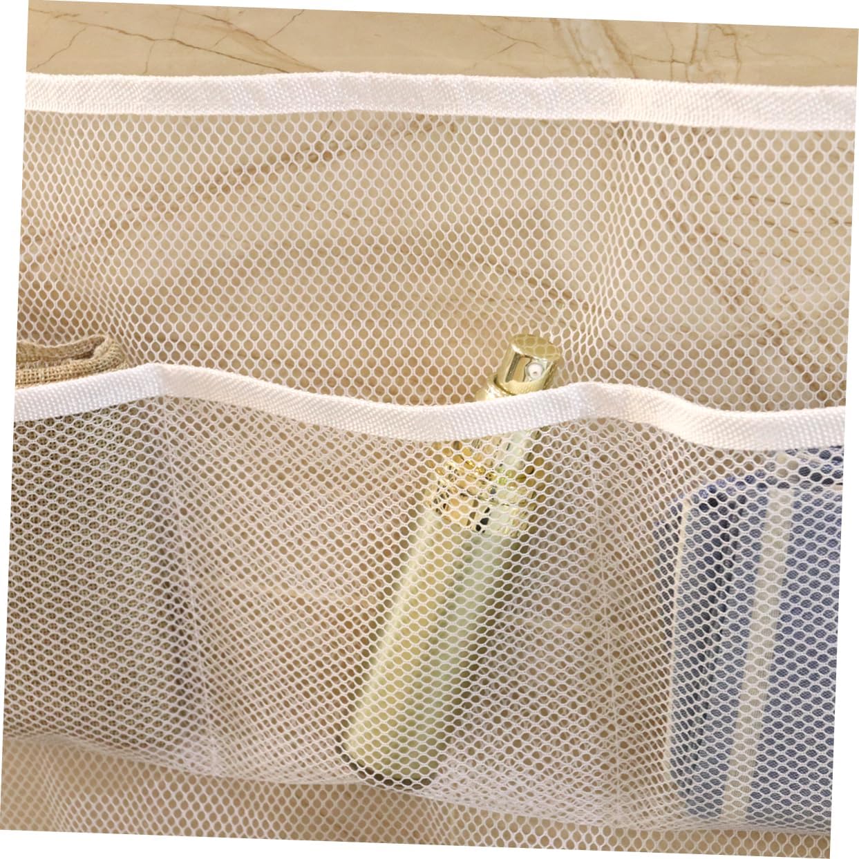 Bath Storage Net Bag with Suction Cups