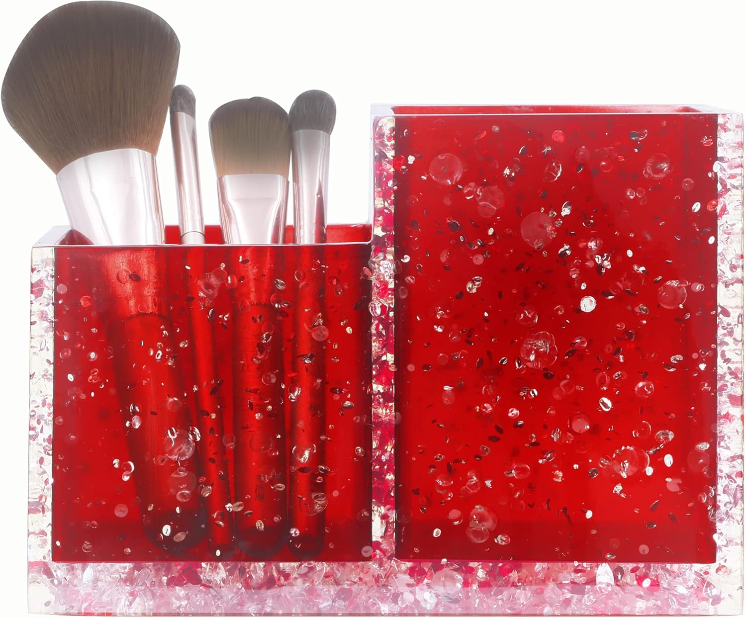 Stylish Makeup and Toothbrush Organizer