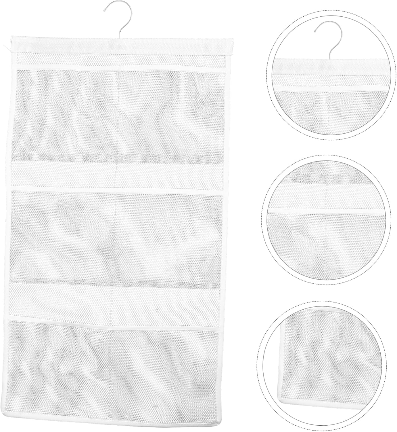 Versatile shower organizer bag for space-saving bathroom storage