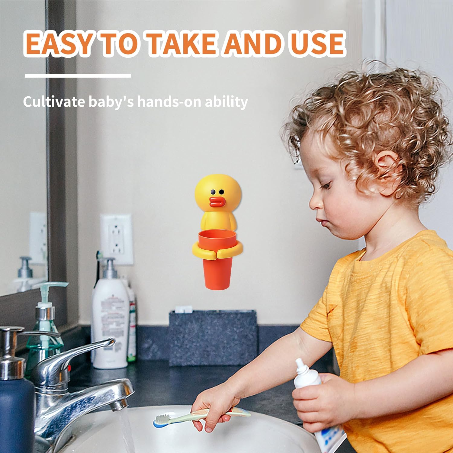 Perfect for Kids Animal Toothbrush Cup Holder