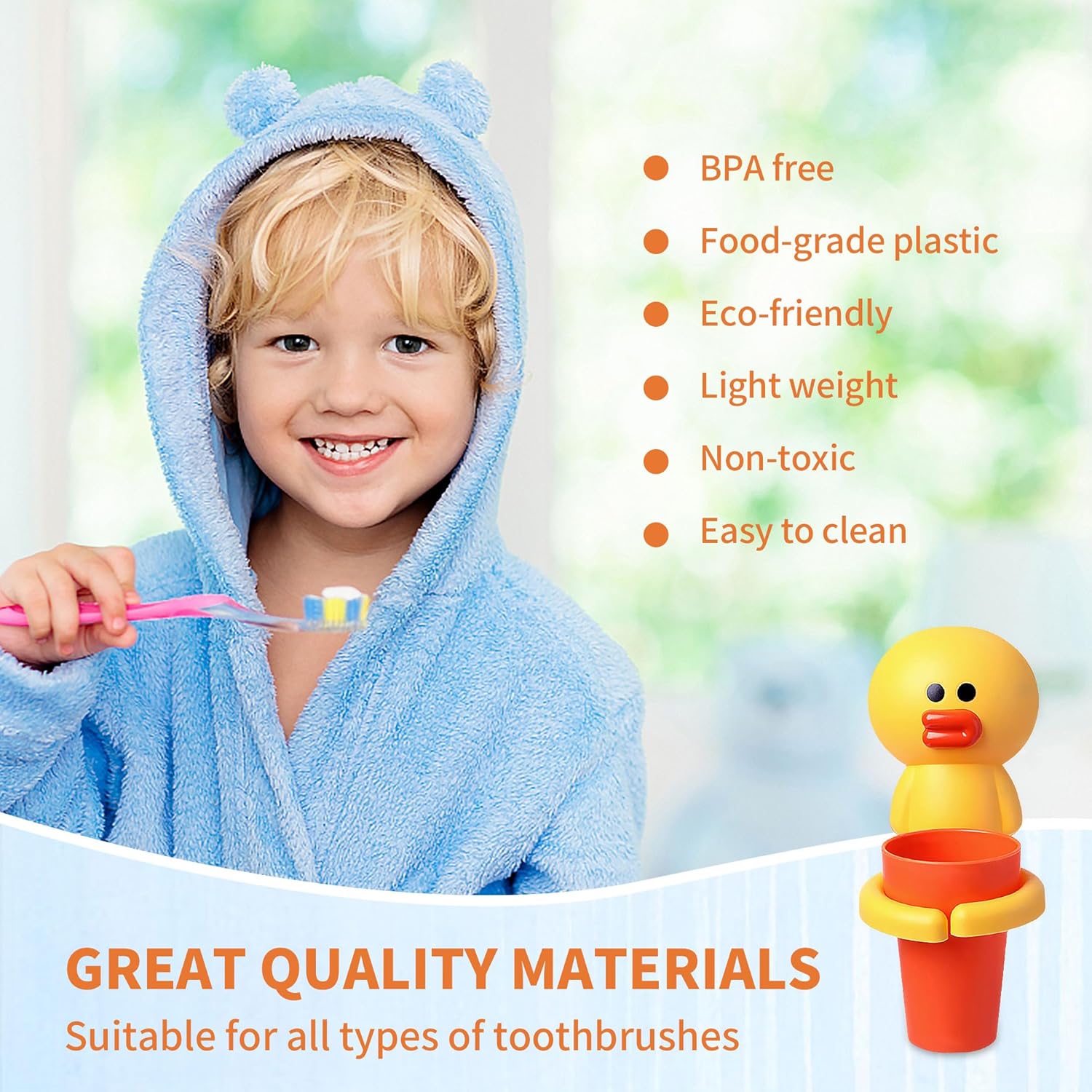 Perfect for Kids Animal Toothbrush Cup Holder