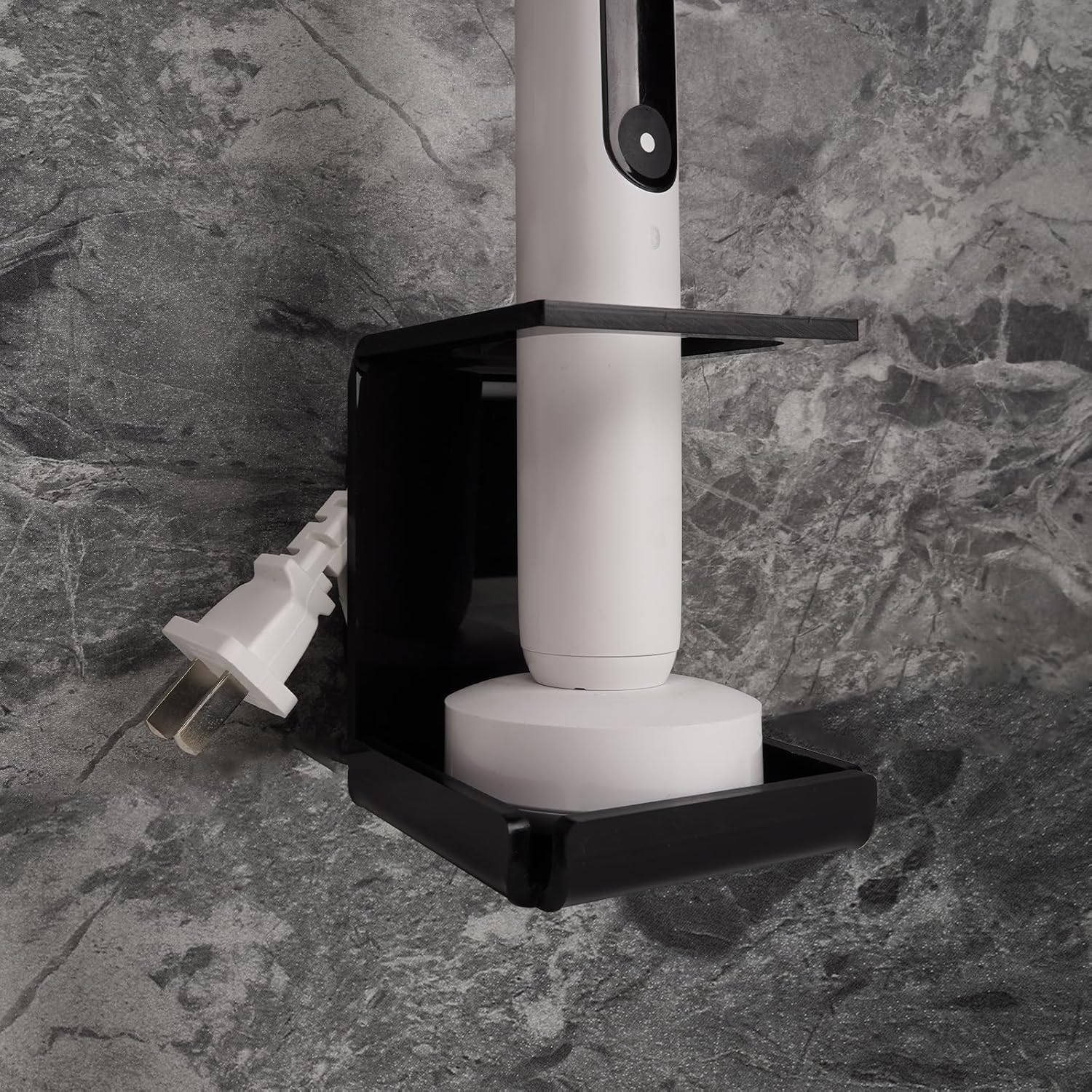 Sturdy electric toothbrush holder for easy charging compact design