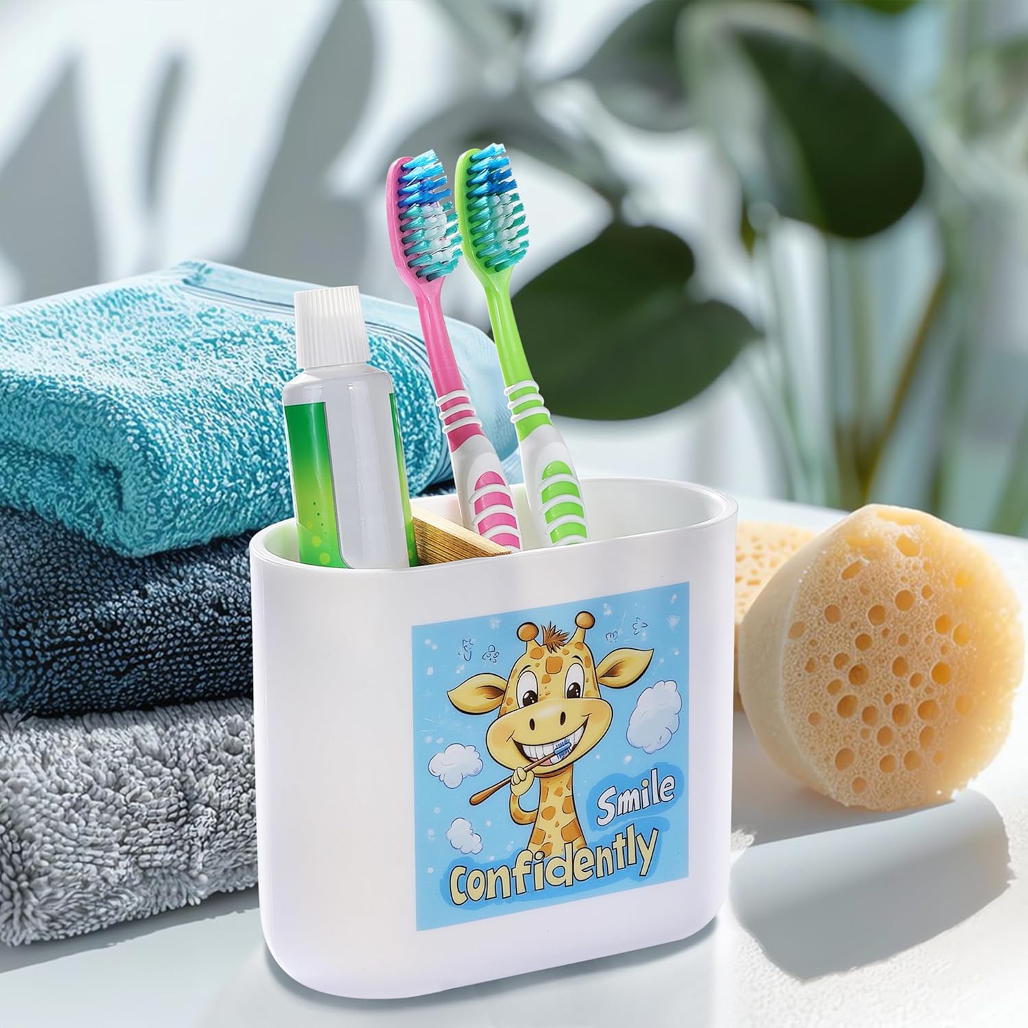Stylish Giraffe Toothbrush Holder