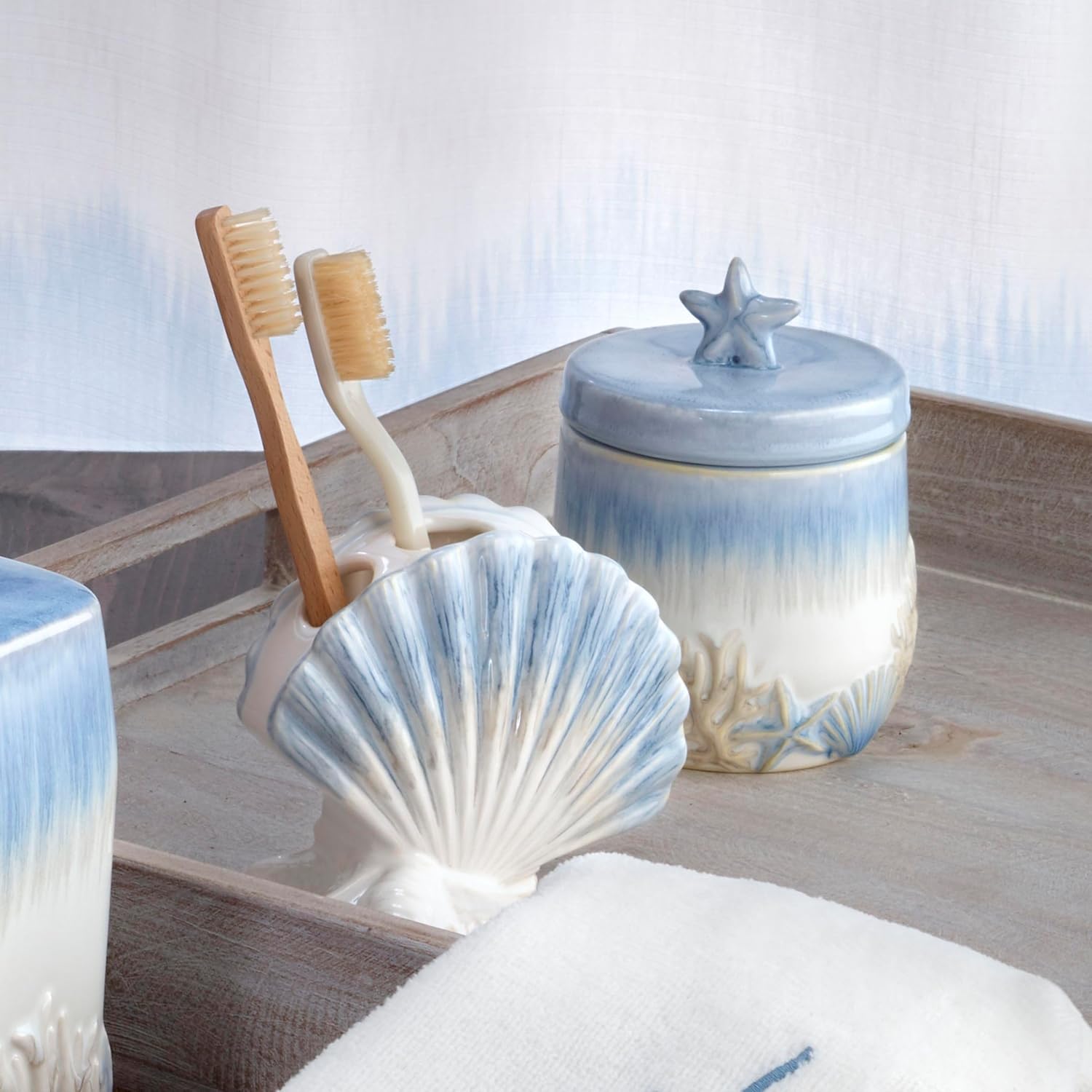 Coastal Toothbrush Holder