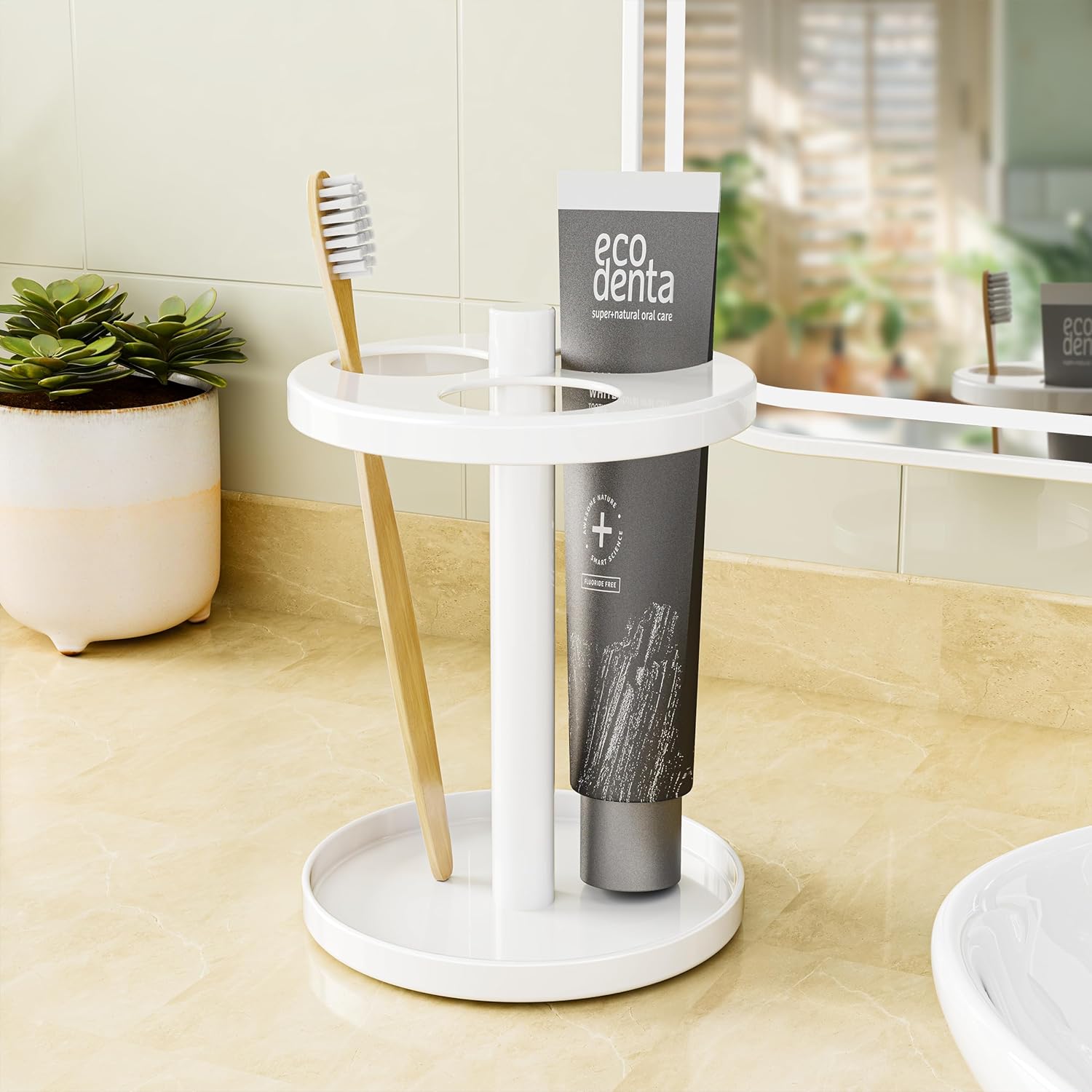 Songsoso Stainless Steel Bathroom Electric Toothbrush Holder