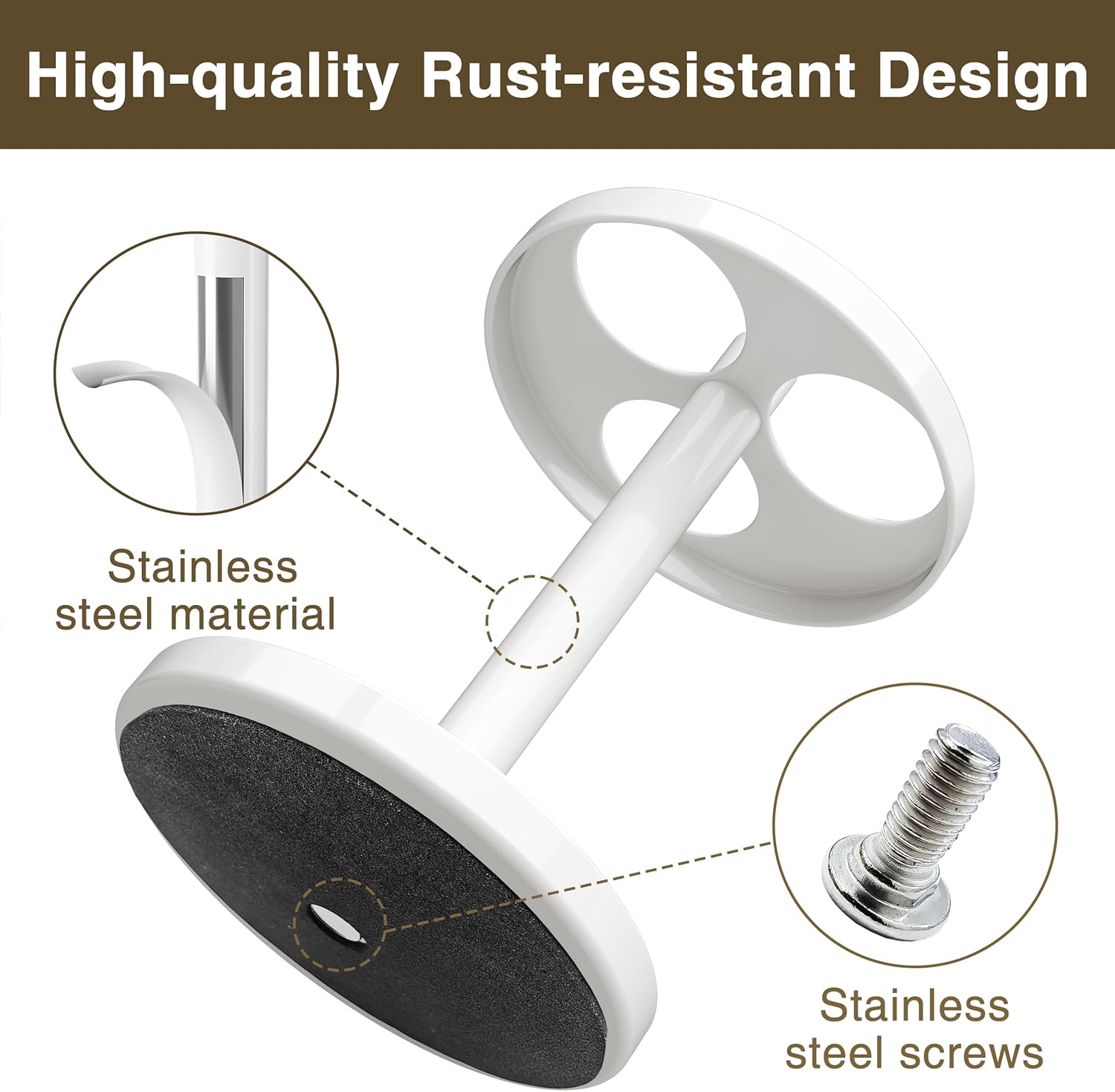 Songsoso Stainless Steel Bathroom Electric Toothbrush Holder